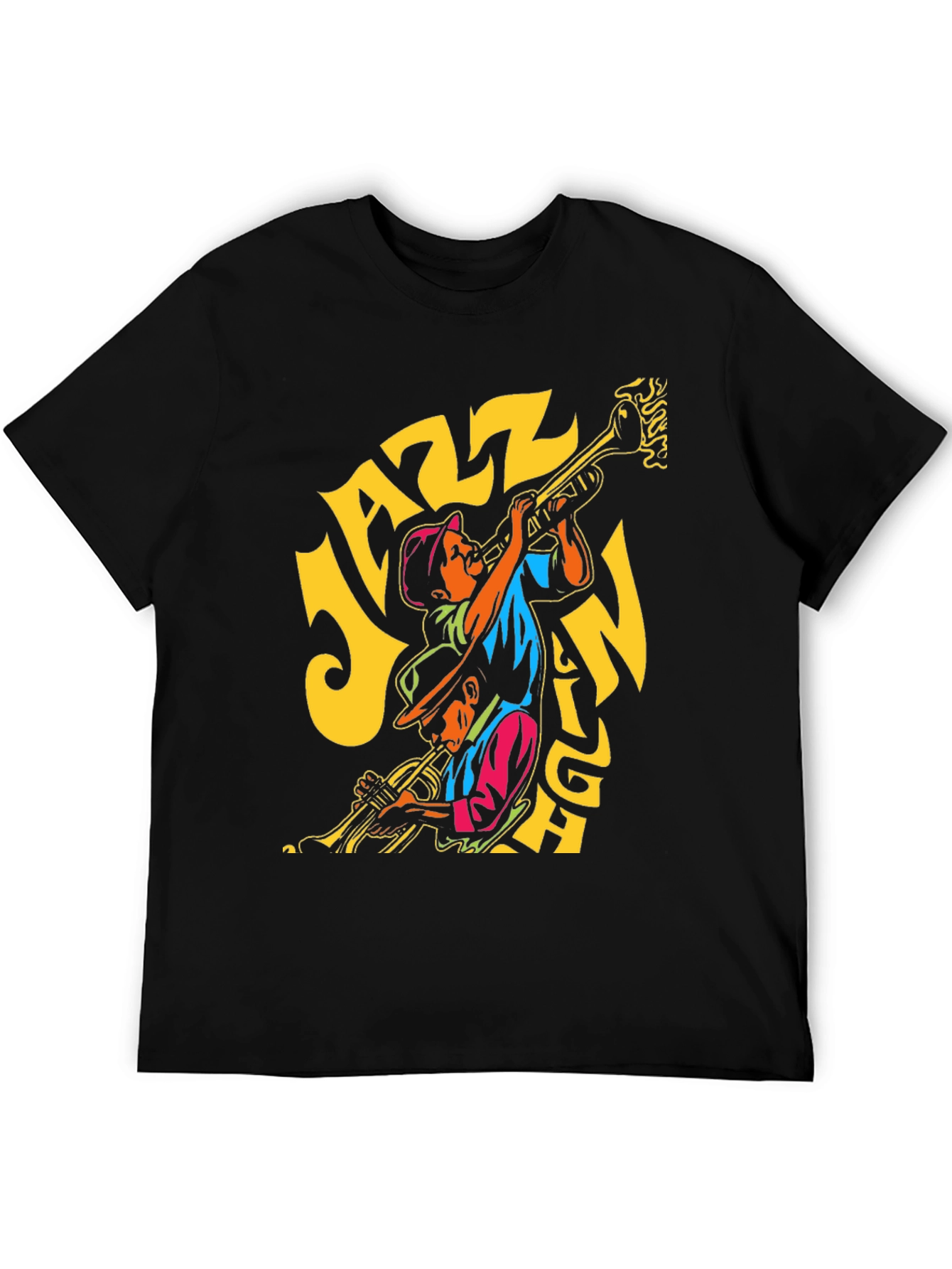Jazz Night Graphic T-Shirt - Black