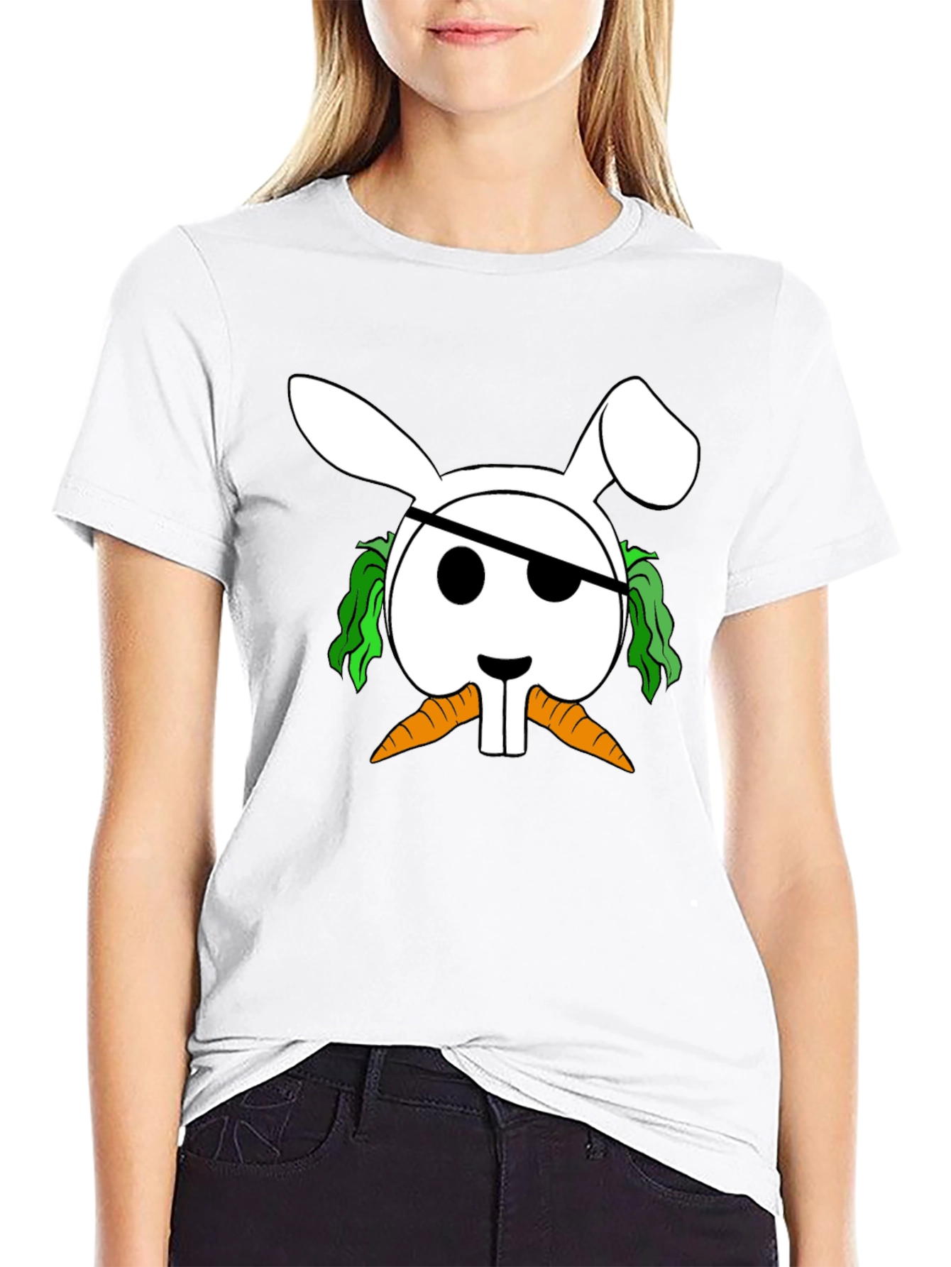 Rabbit Pirate T-Shirt - Funny Bunny Tee