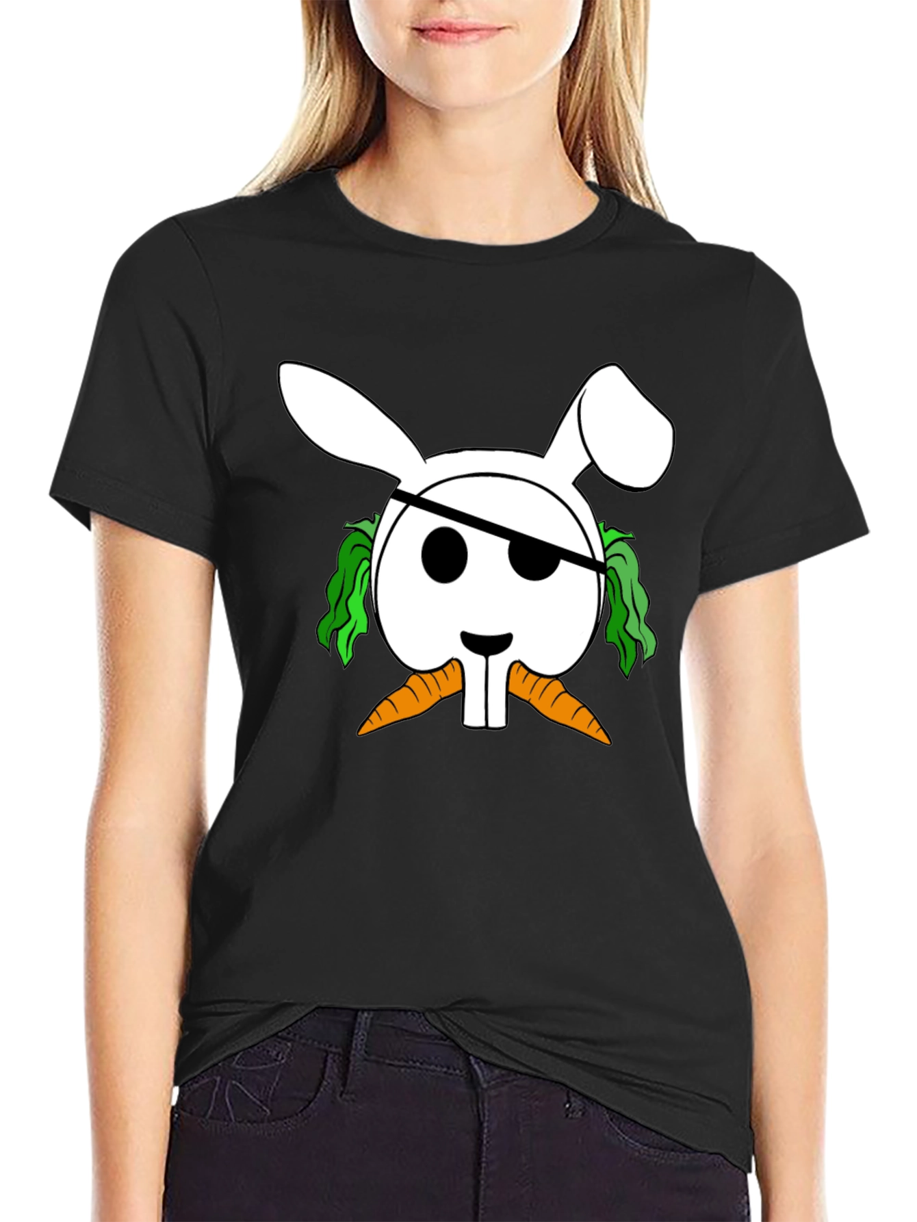 Rabbit Pirate T-Shirt - Funny Bunny Tee