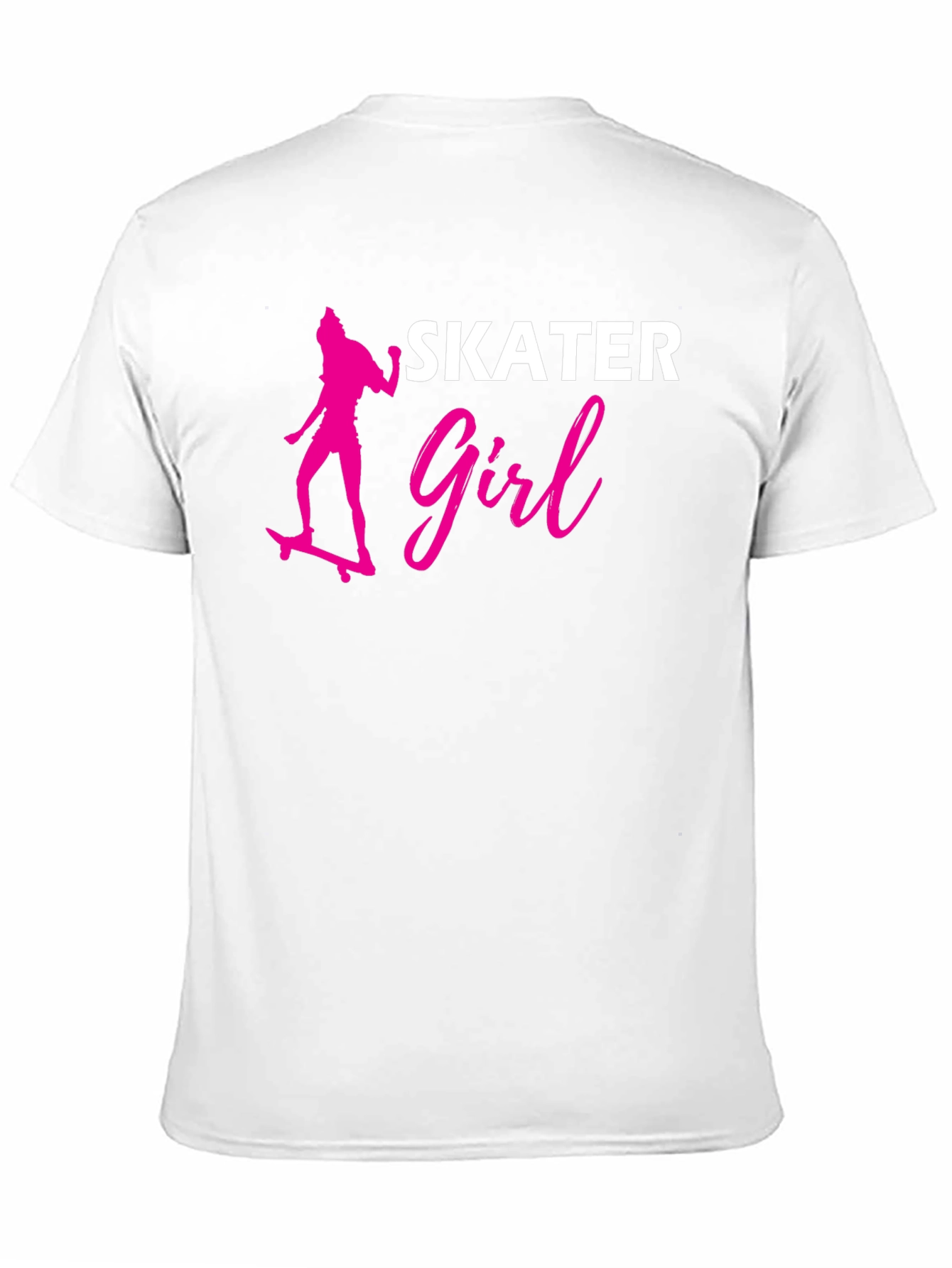 Skater Girl Graphic Tee - Stylish Black T-Shirt