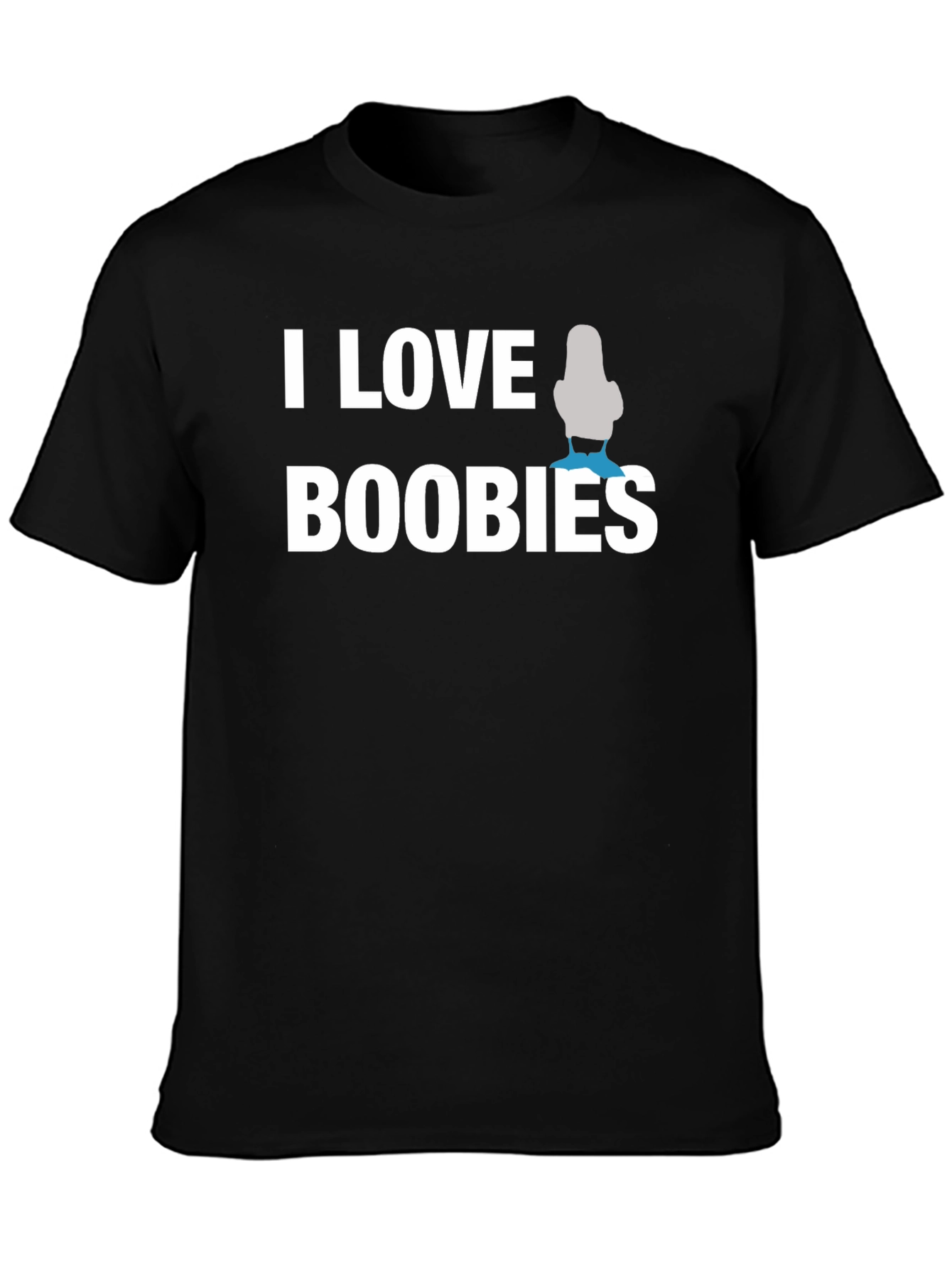 I Love Boobies T-Shirt - Funny Novelty Tee