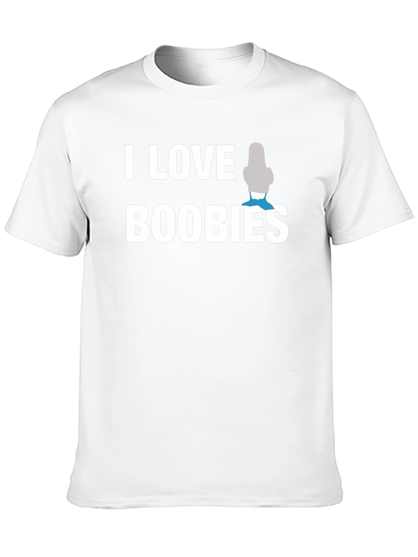 I Love Boobies T-Shirt - Funny Novelty Tee