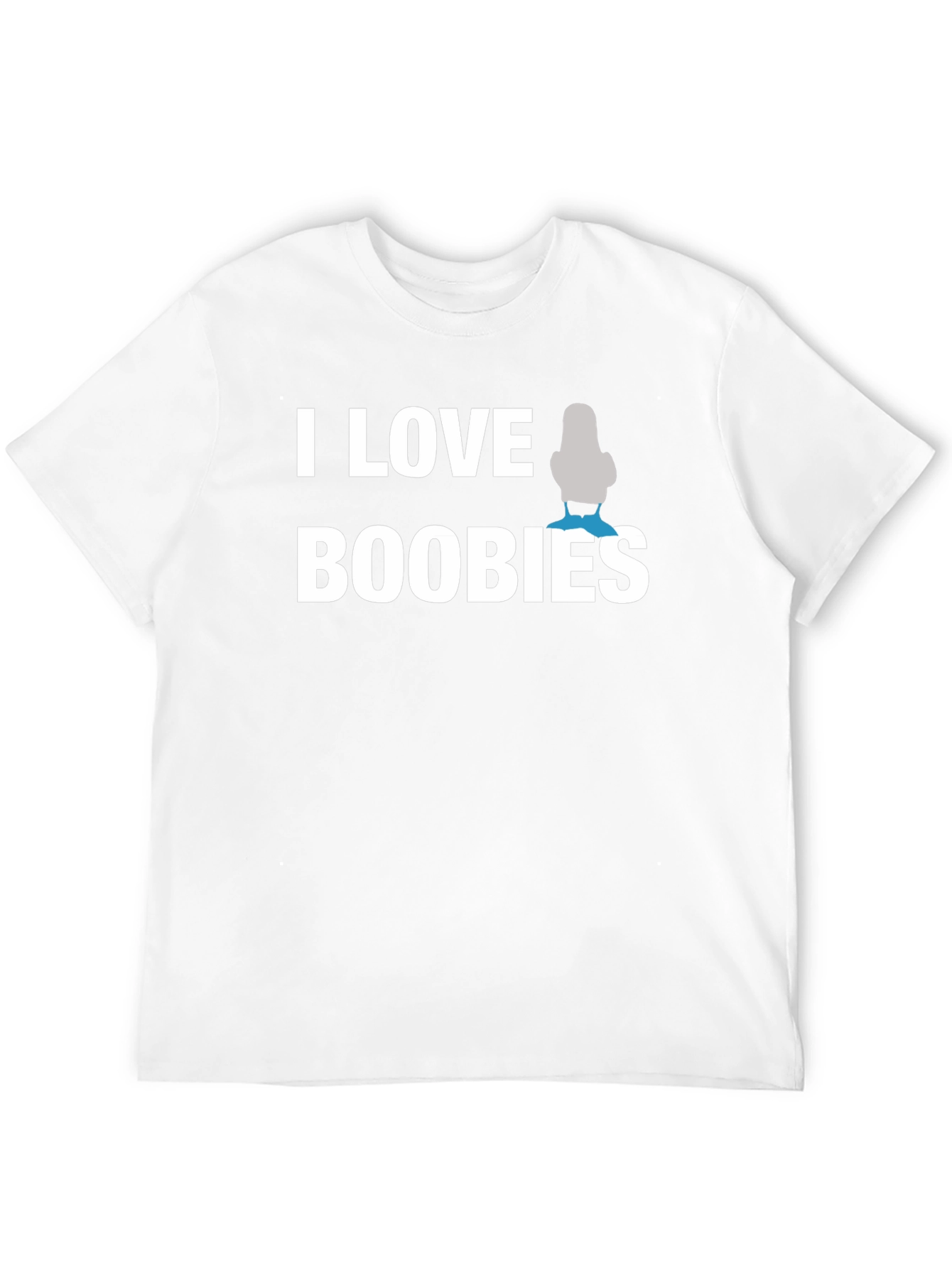 I Love Boobies T-Shirt - Funny Novelty Tee
