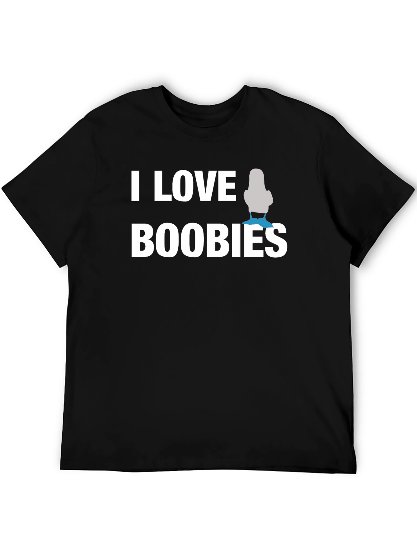 I Love Boobies T-Shirt - Funny Novelty Tee