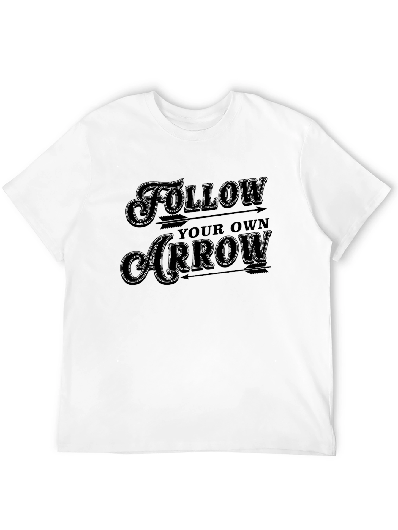 Follow Your Own Arrow Graphic Tee - Black T-Shirt