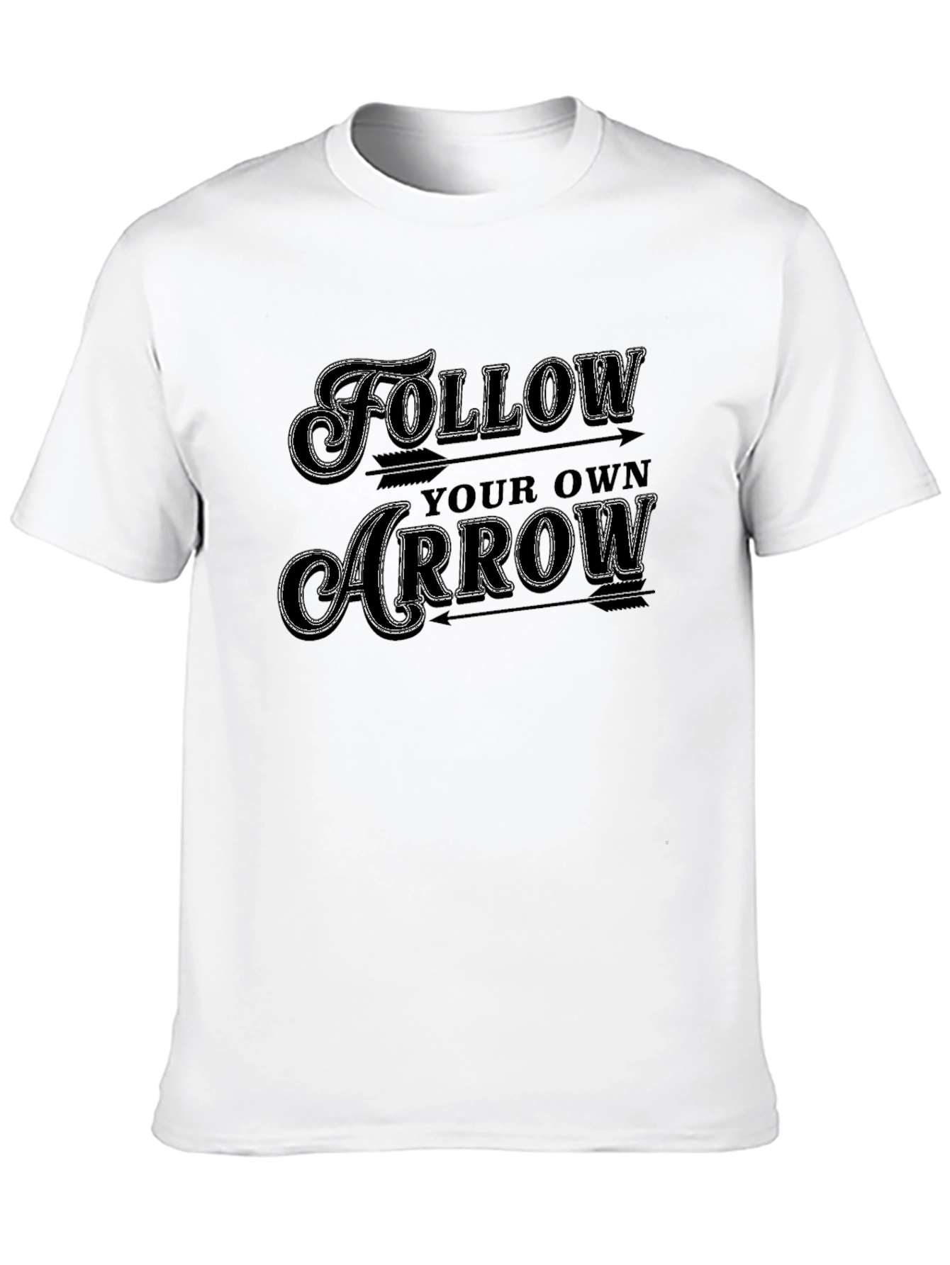 Follow Your Own Arrow Graphic Tee - Black T-Shirt