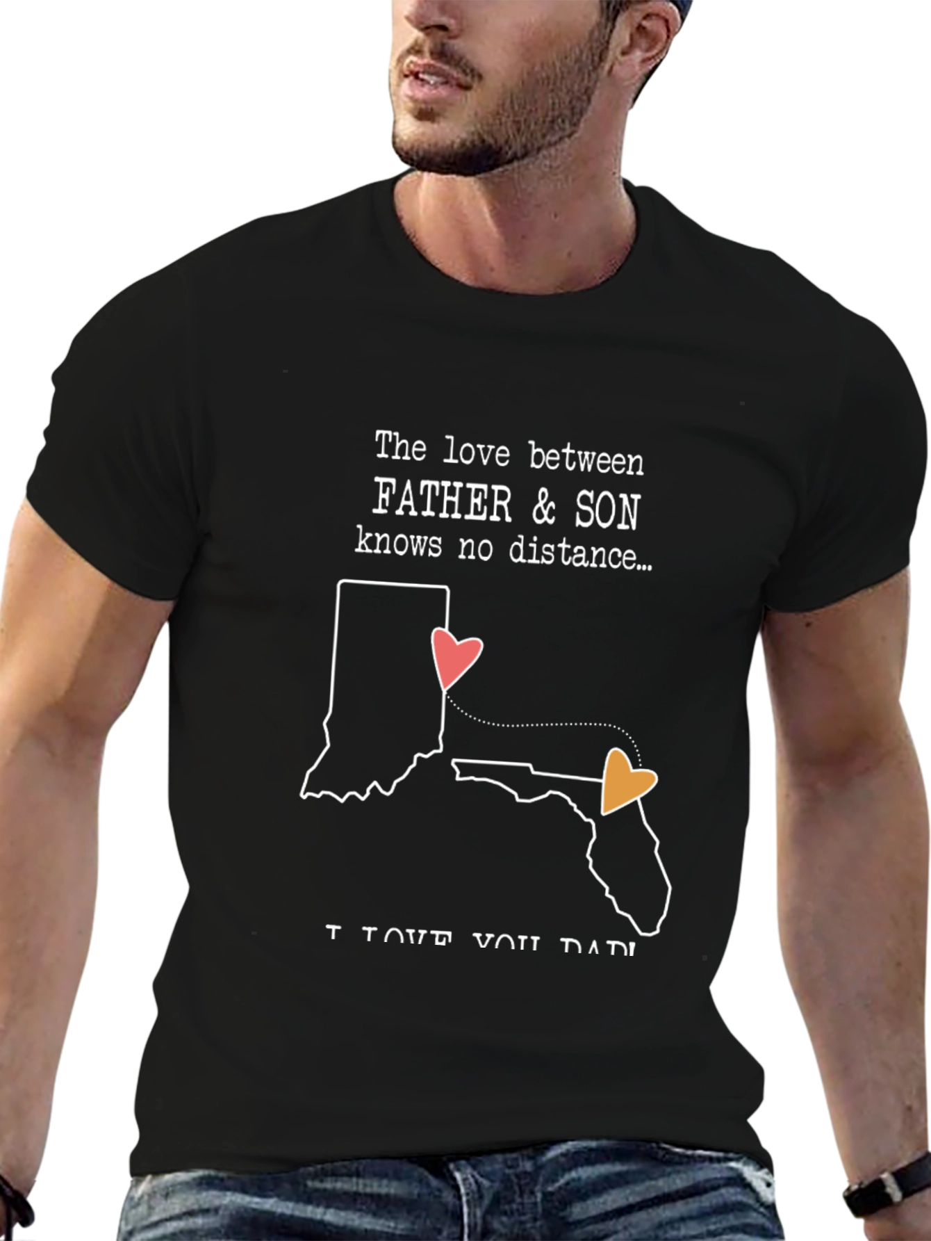 Father & Son Long Distance Love T-Shirt
