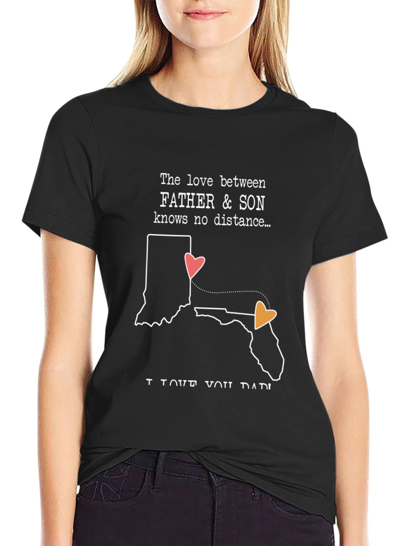 Father & Son Long Distance Love T-Shirt