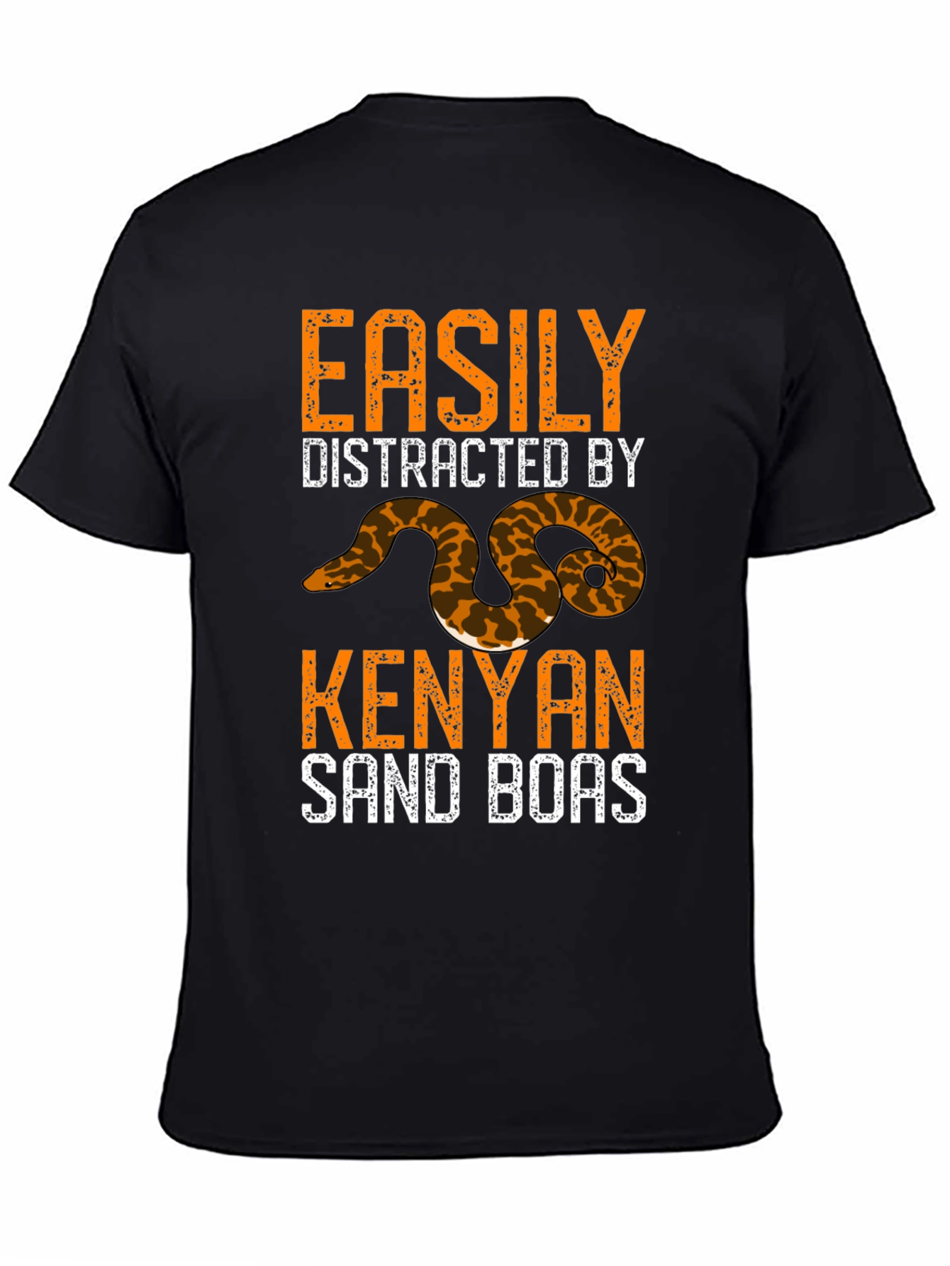 Easily Distracted by Kenyan Sand Boas Graphic T-Shirt