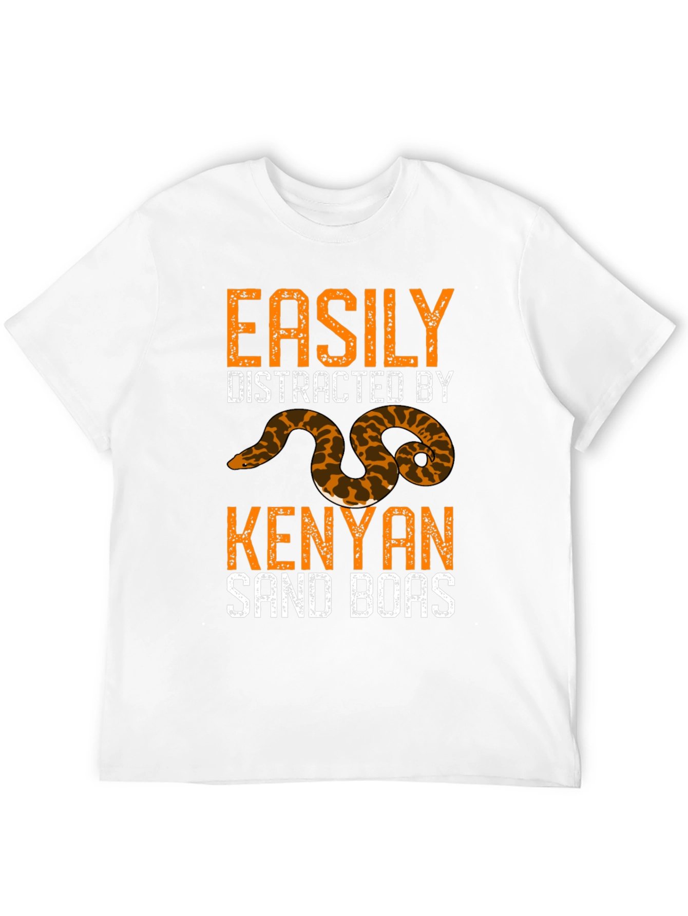Easily Distracted by Kenyan Sand Boas Graphic T-Shirt