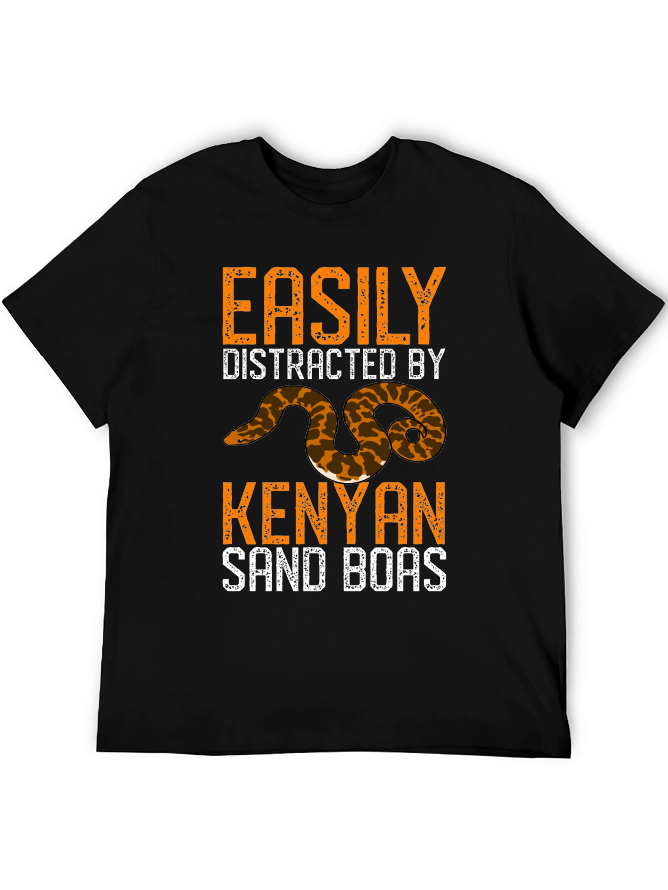 Easily Distracted by Kenyan Sand Boas Graphic T-Shirt