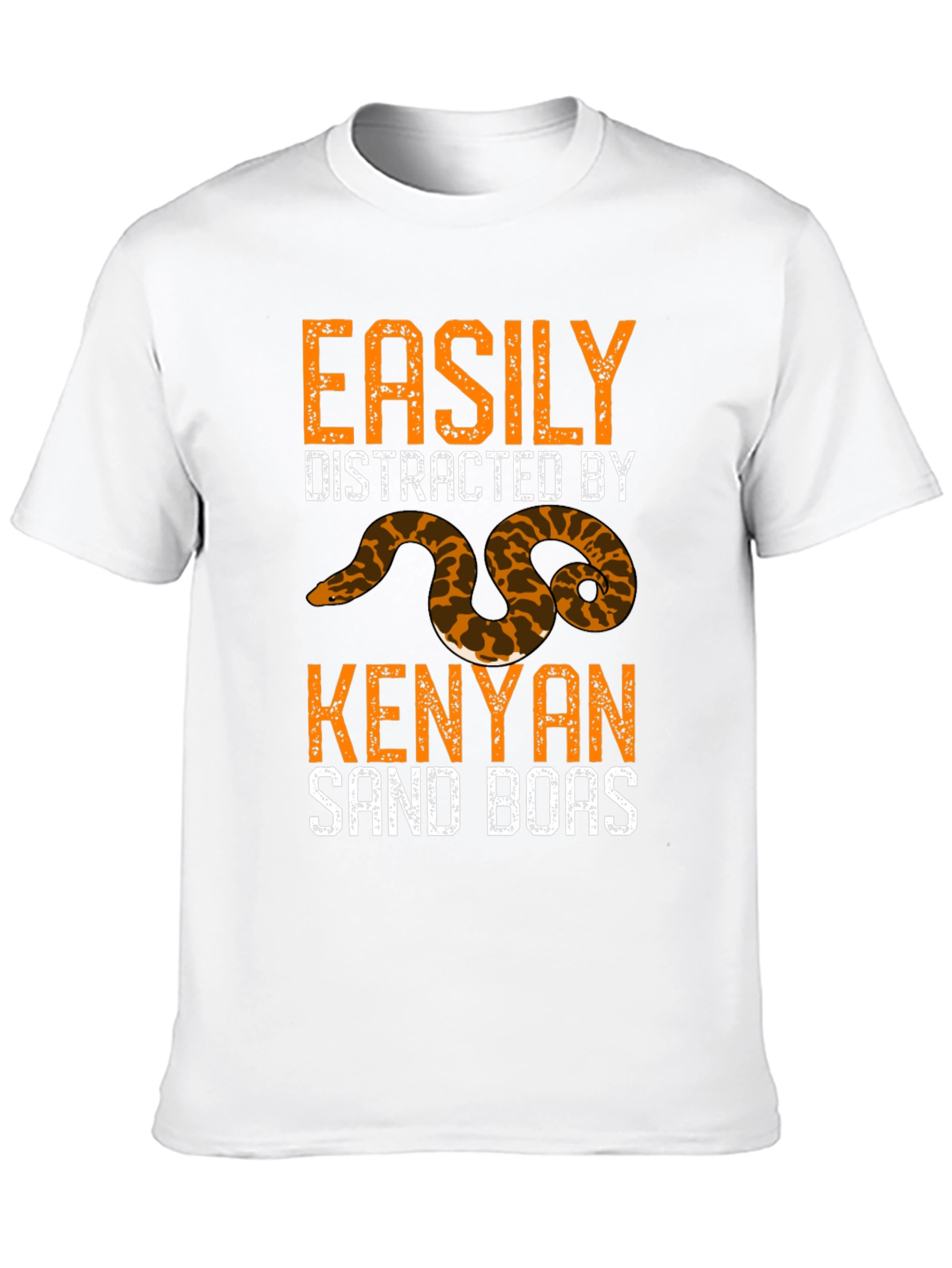 Easily Distracted by Kenyan Sand Boas Graphic T-Shirt
