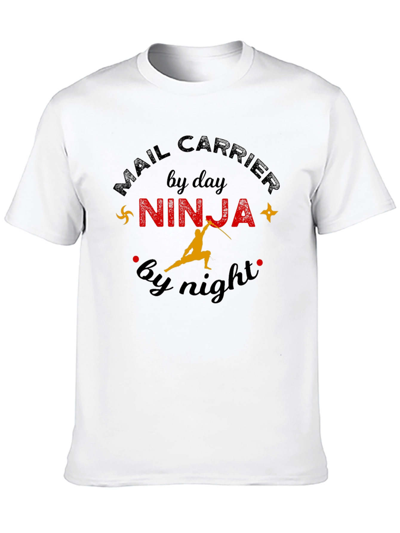 Mail Carrier Ninja T-Shirt - Day & Night