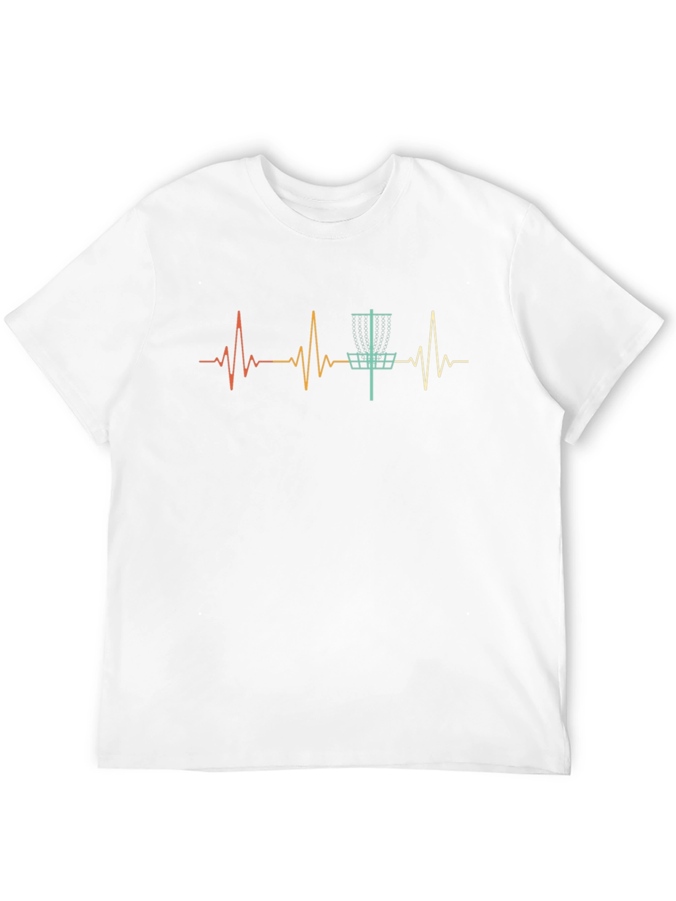 Disc Golf Heartbeat Graphic Tee