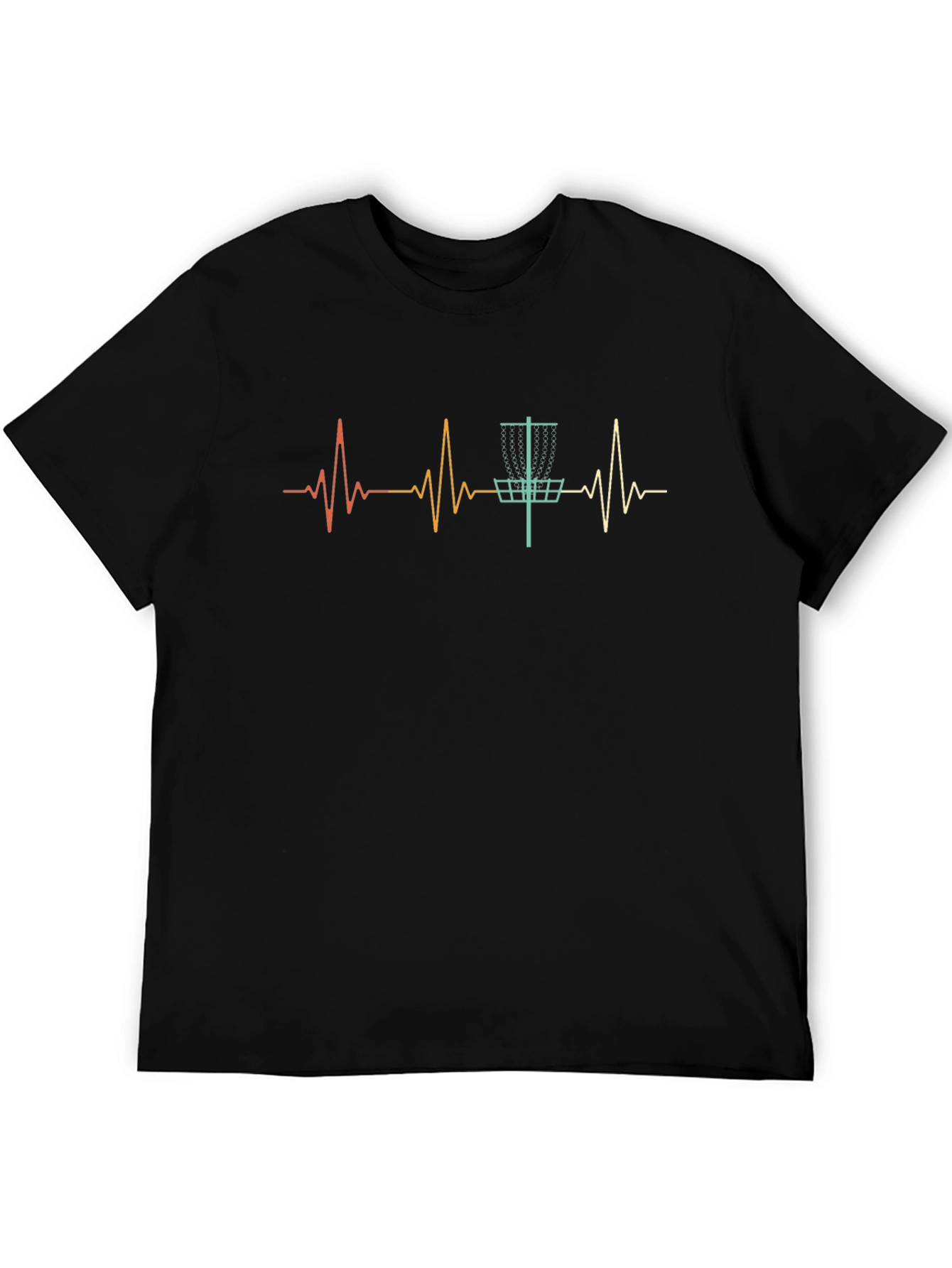 Disc Golf Heartbeat Graphic Tee