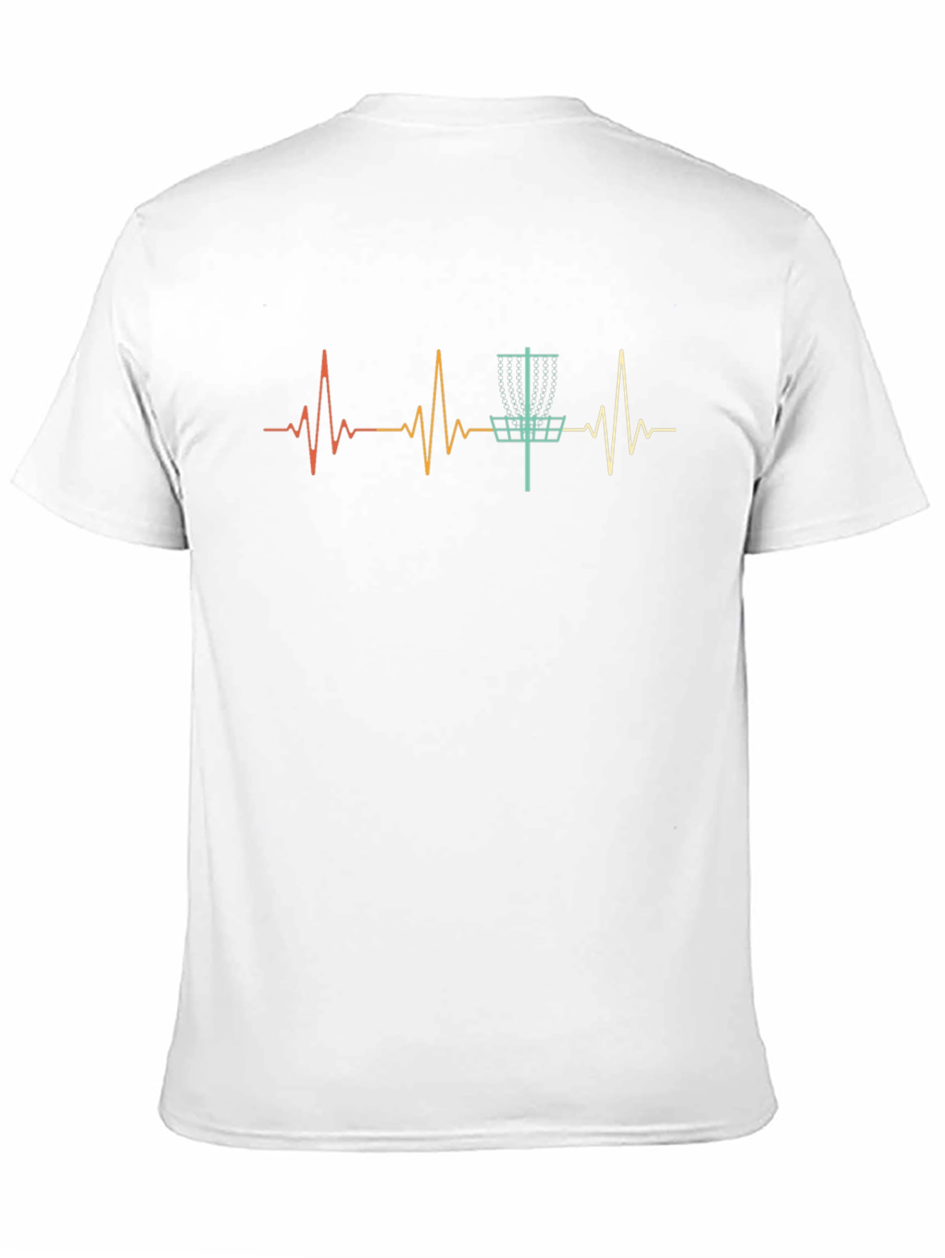 Disc Golf Heartbeat Graphic Tee