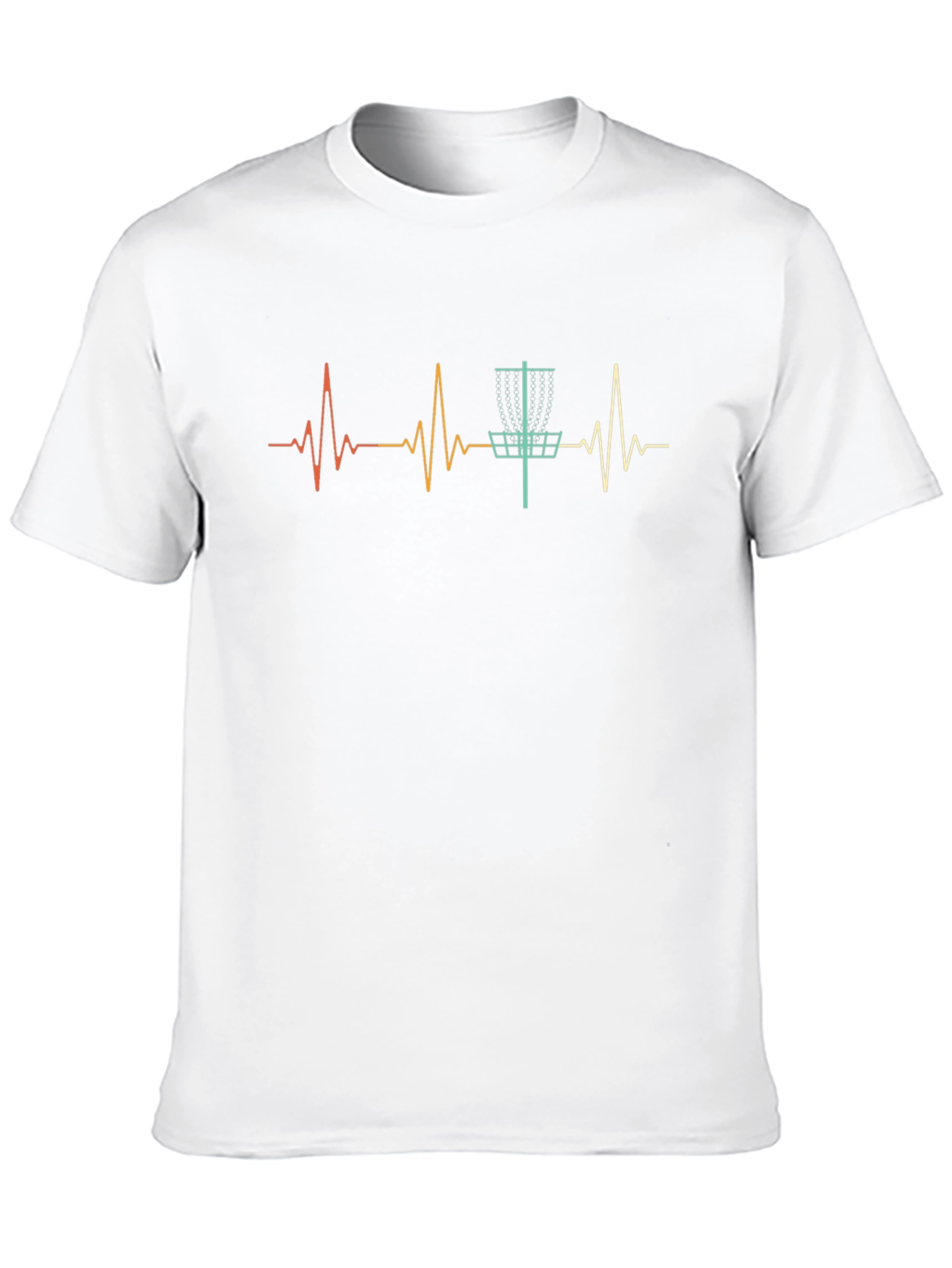 Disc Golf Heartbeat Graphic Tee