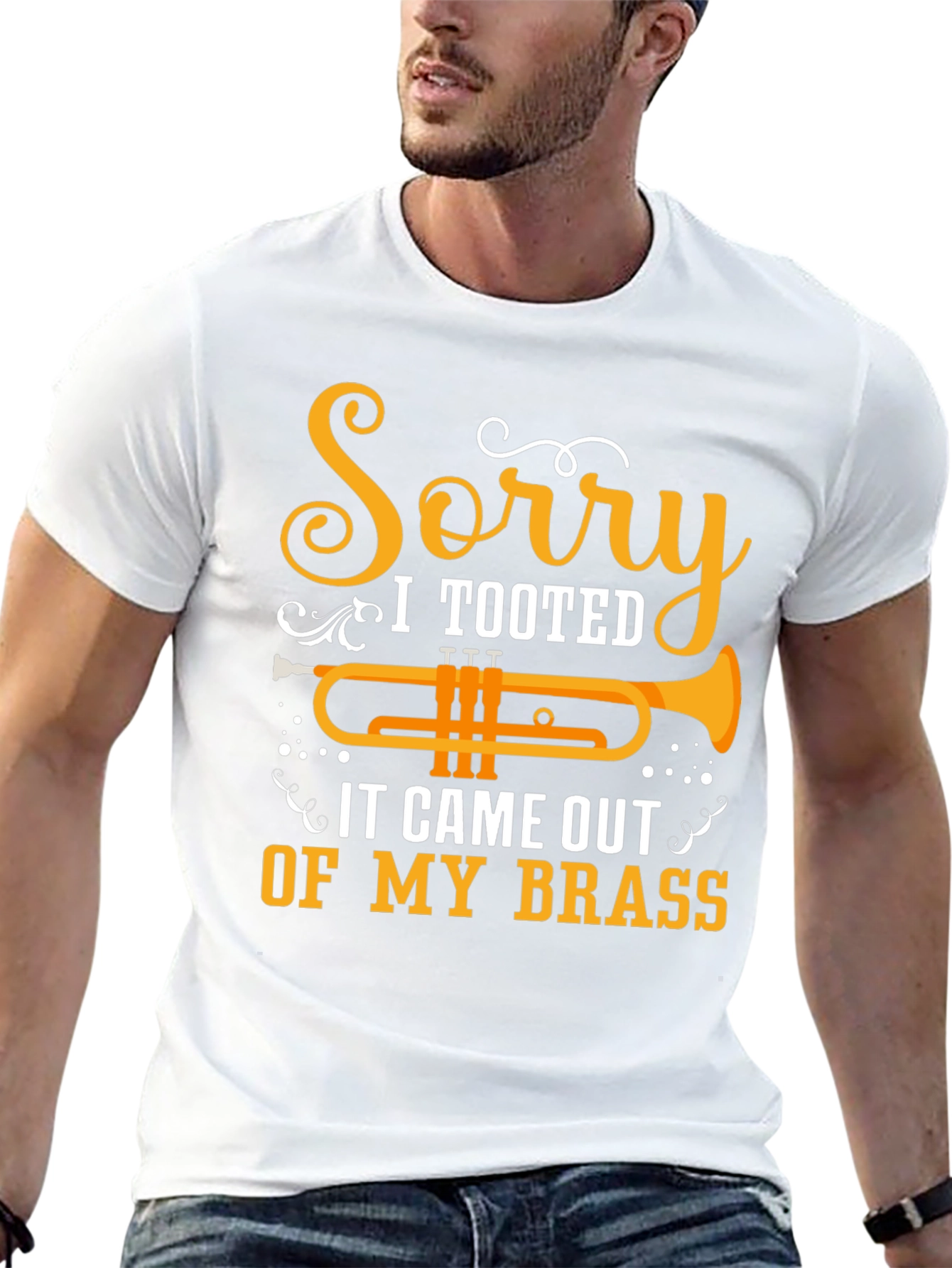 Sorry I Tooted Trumpet Graphic Tee