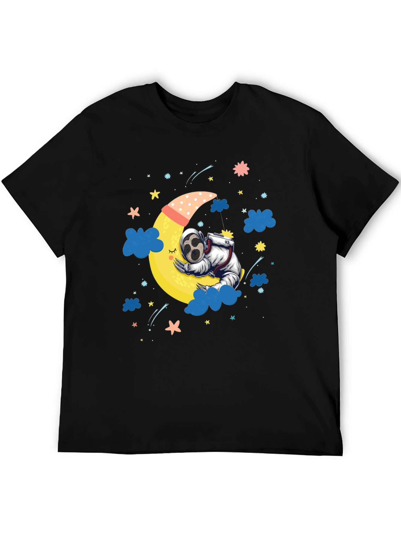 Astronaut on Moon Graphic Tee