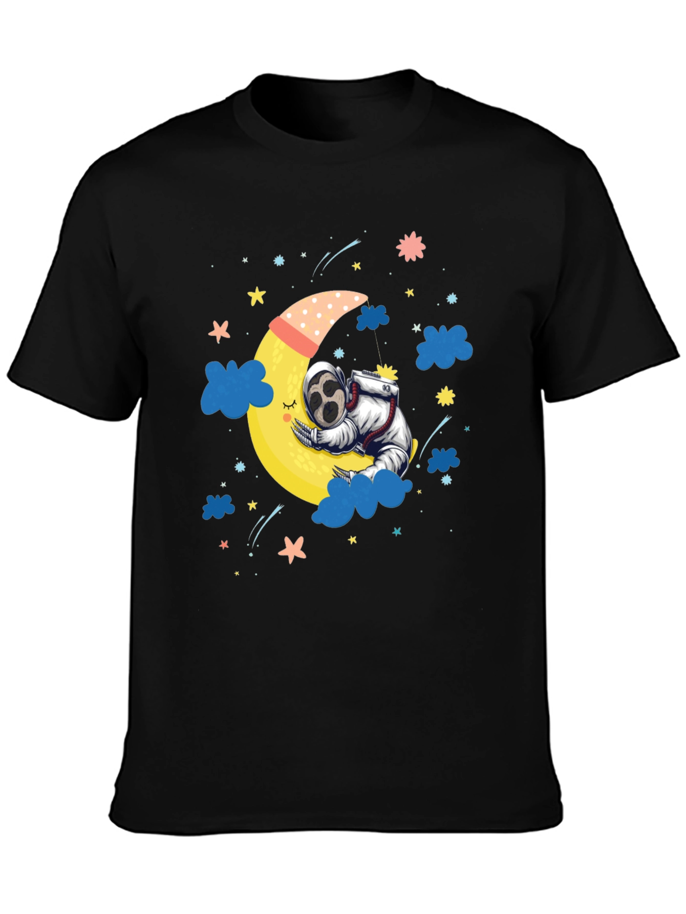 Astronaut on Moon Graphic Tee