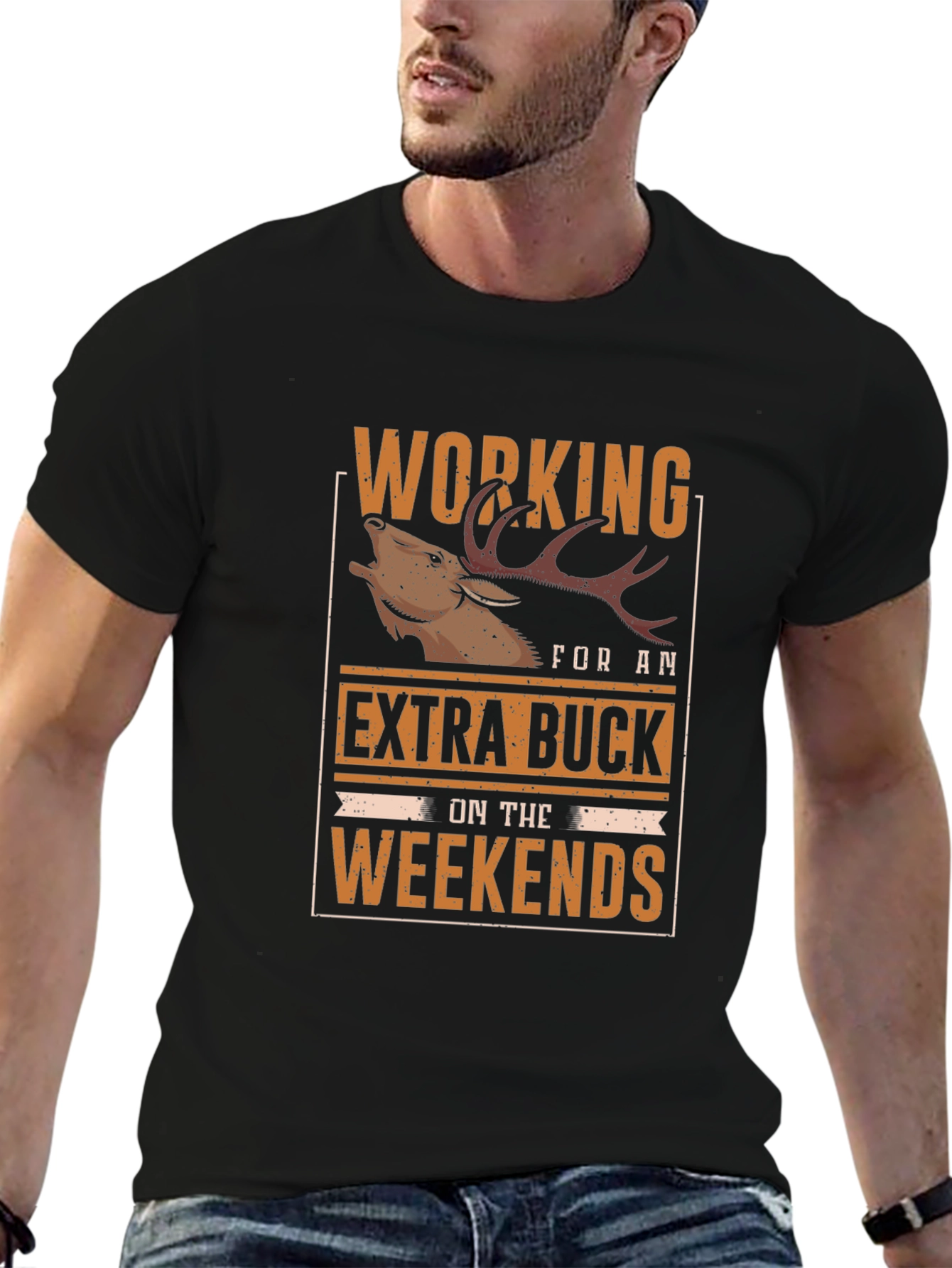 Extra Buck Weekends Black T-Shirt