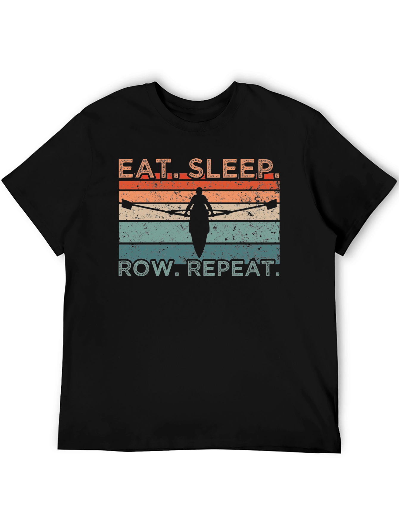 Eat Sleep Row Repeat T-Shirt - Rowing Lovers Tee