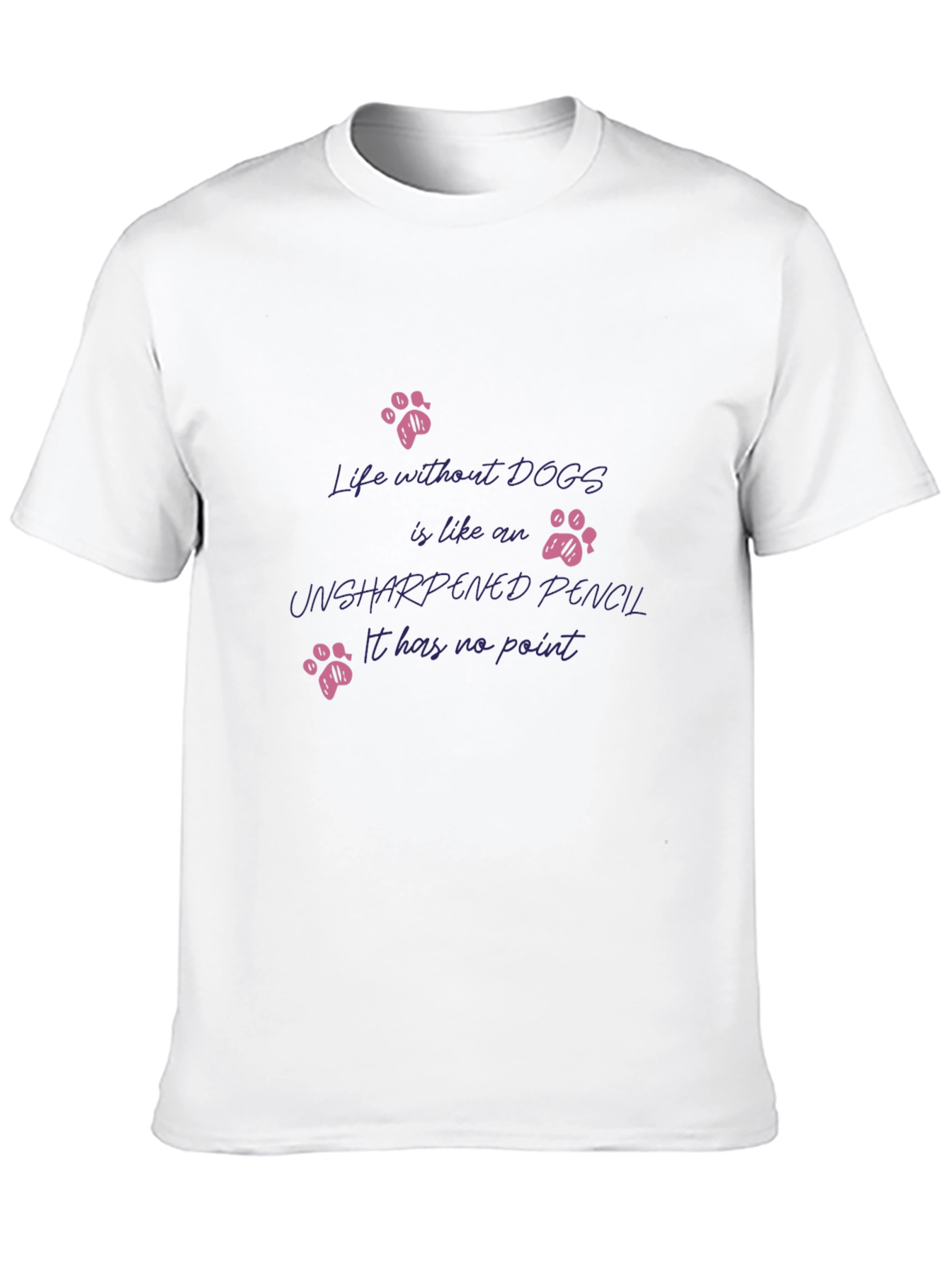 Dog Lover T-Shirt - Life Without Dogs Graphic Tee