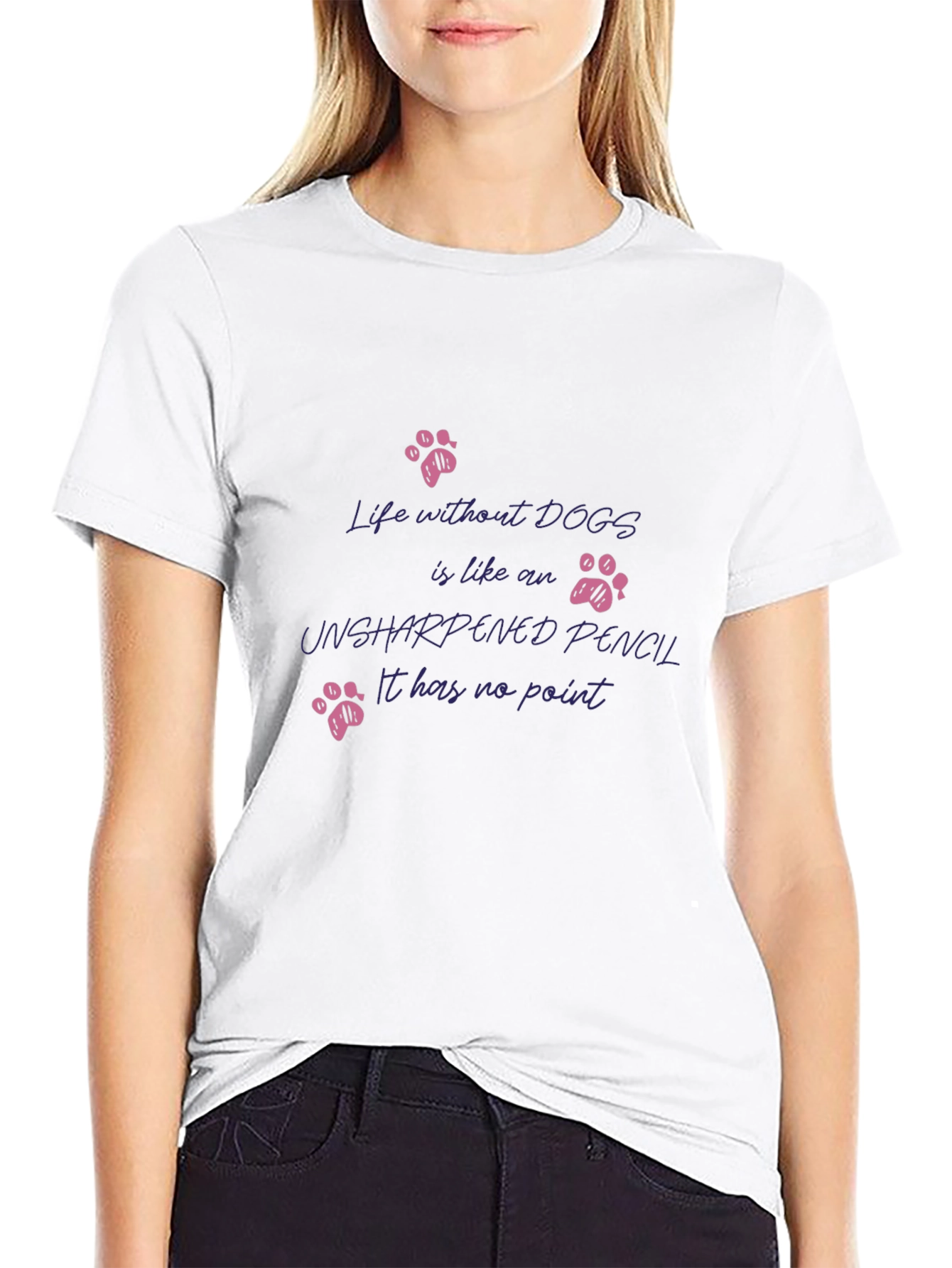 Dog Lover T-Shirt - Life Without Dogs Graphic Tee