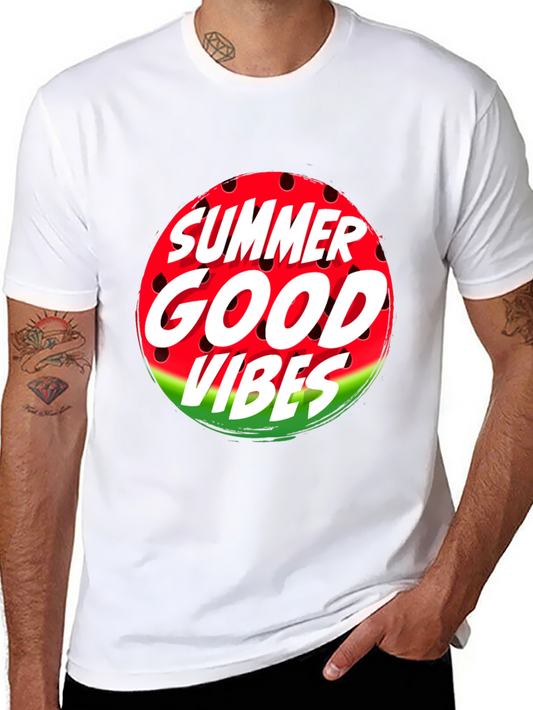 Summer Good Vibes Watermelon Graphic Tee