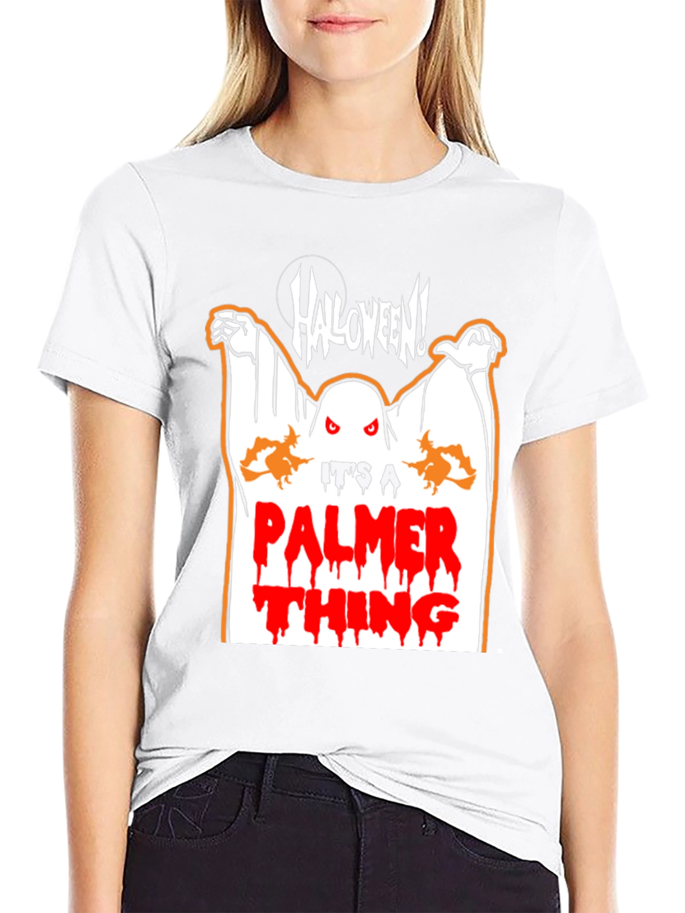 Halloween Palmer Thing Graphic T-Shirt