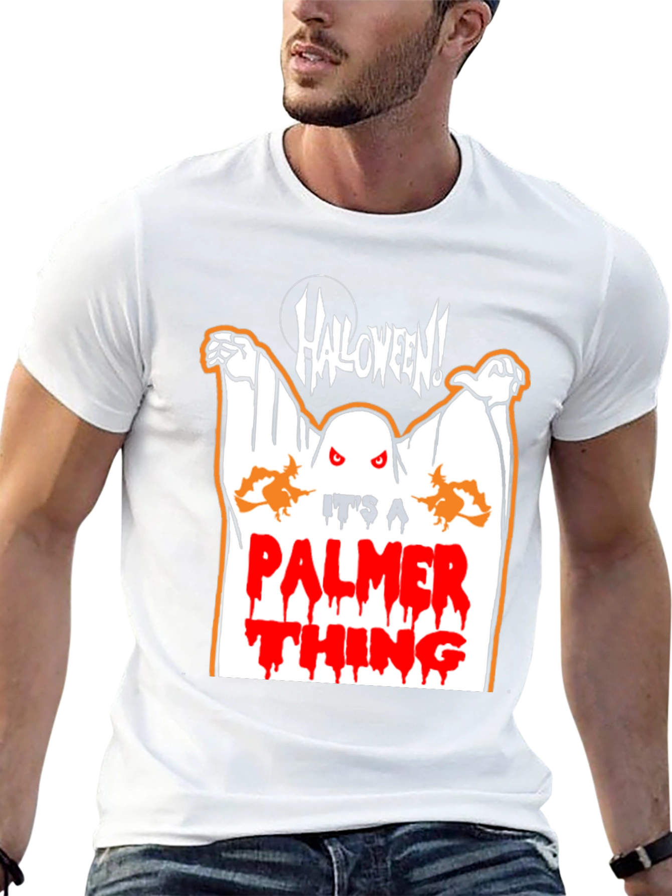 Halloween Palmer Thing Graphic T-Shirt