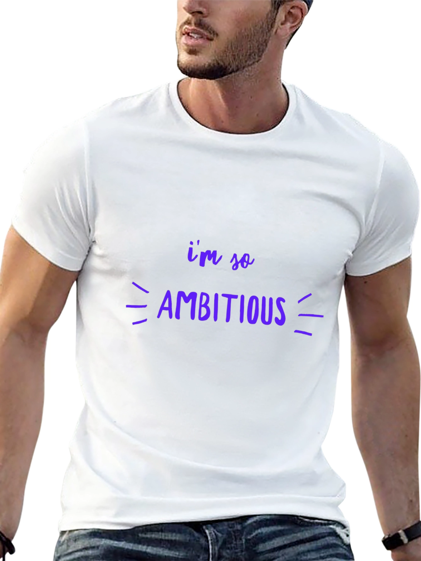 Ambitious Graphic Tee - Black Unisex T-Shirt