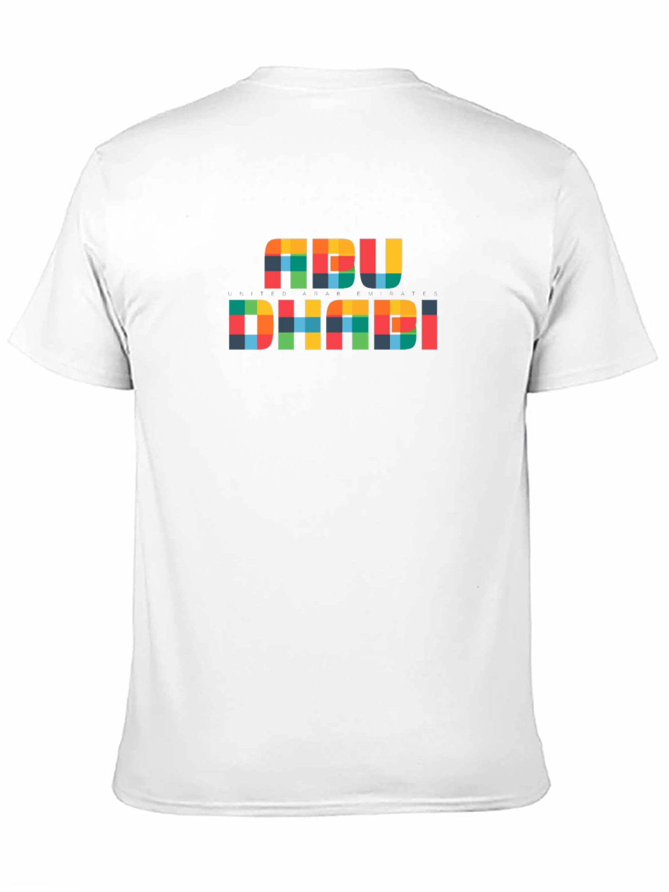 Abu Dhabi Pixel Art Graphic T-Shirt - Black