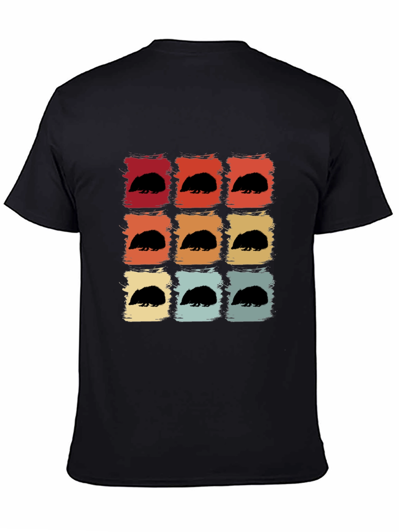 Retro Hedgehog T-Shirt - Cute Animal Tee