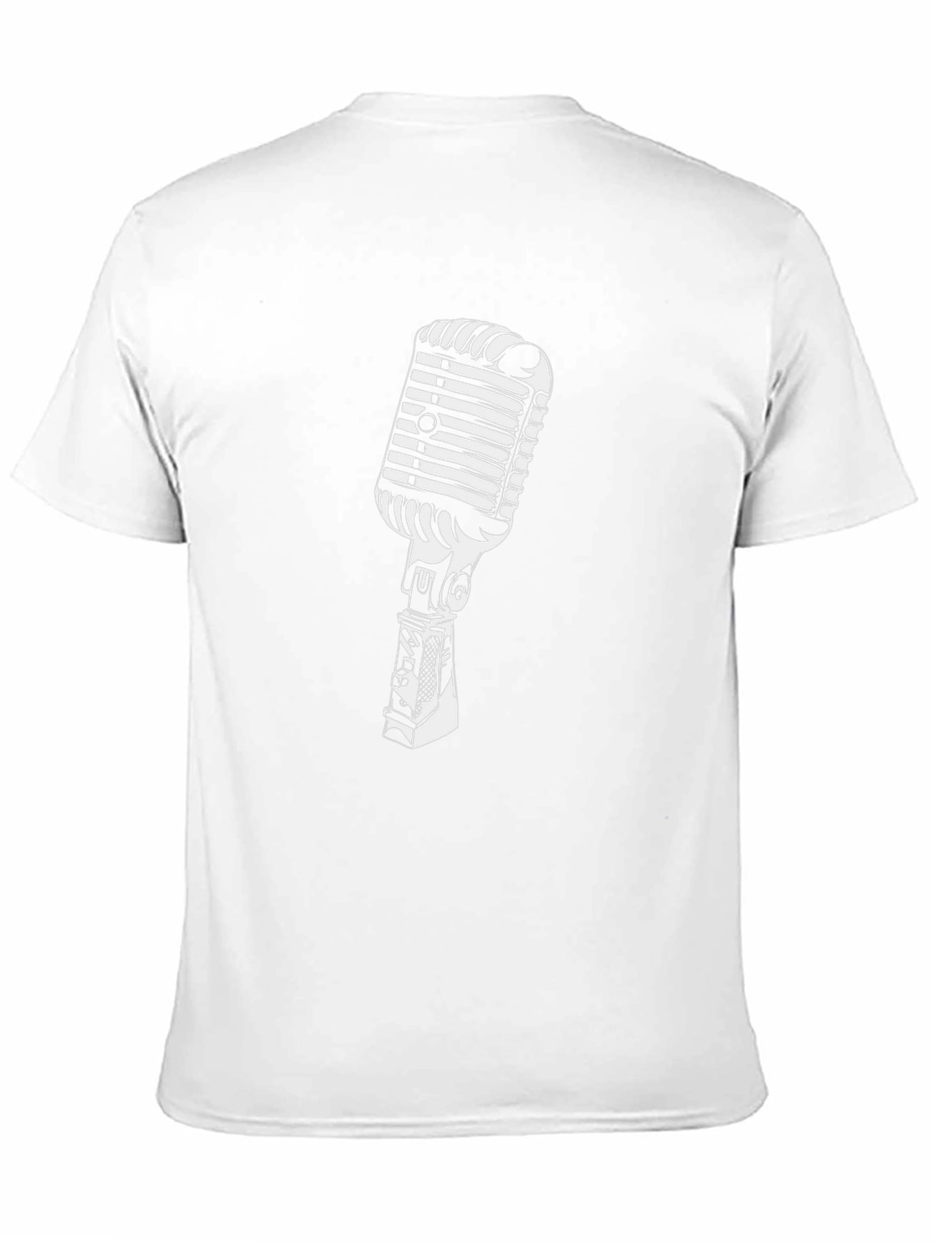 Retro Microphone Graphic T-Shirt