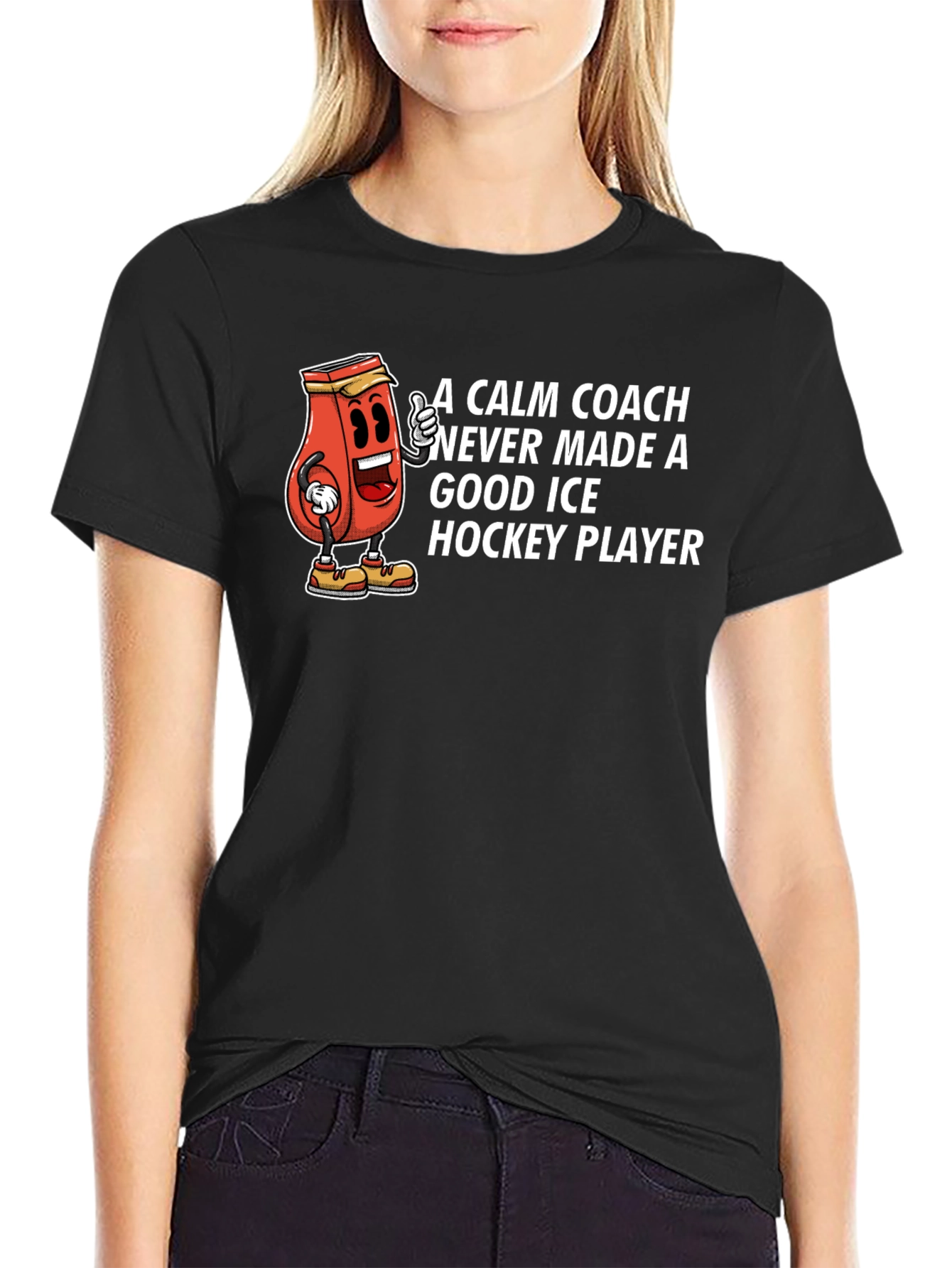 Funny Ice Hockey Player T-Shirt