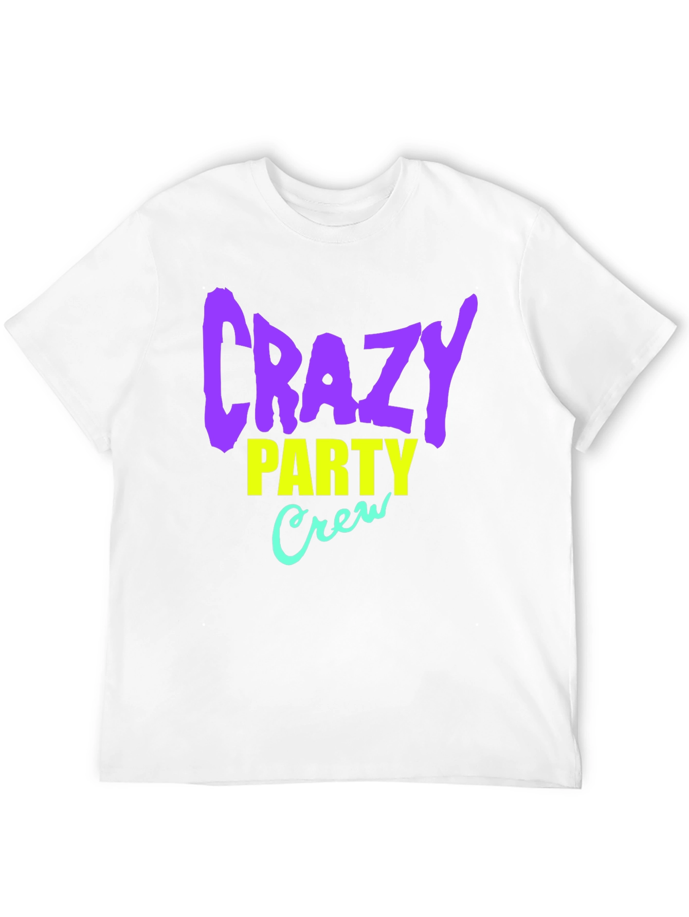 Crazy Party Crew Graphic T-Shirt