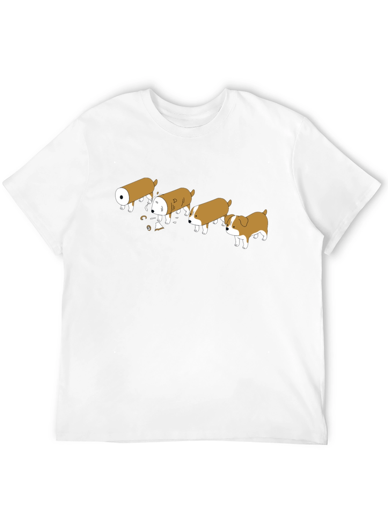 Funny Dog Evolution Black T-Shirt