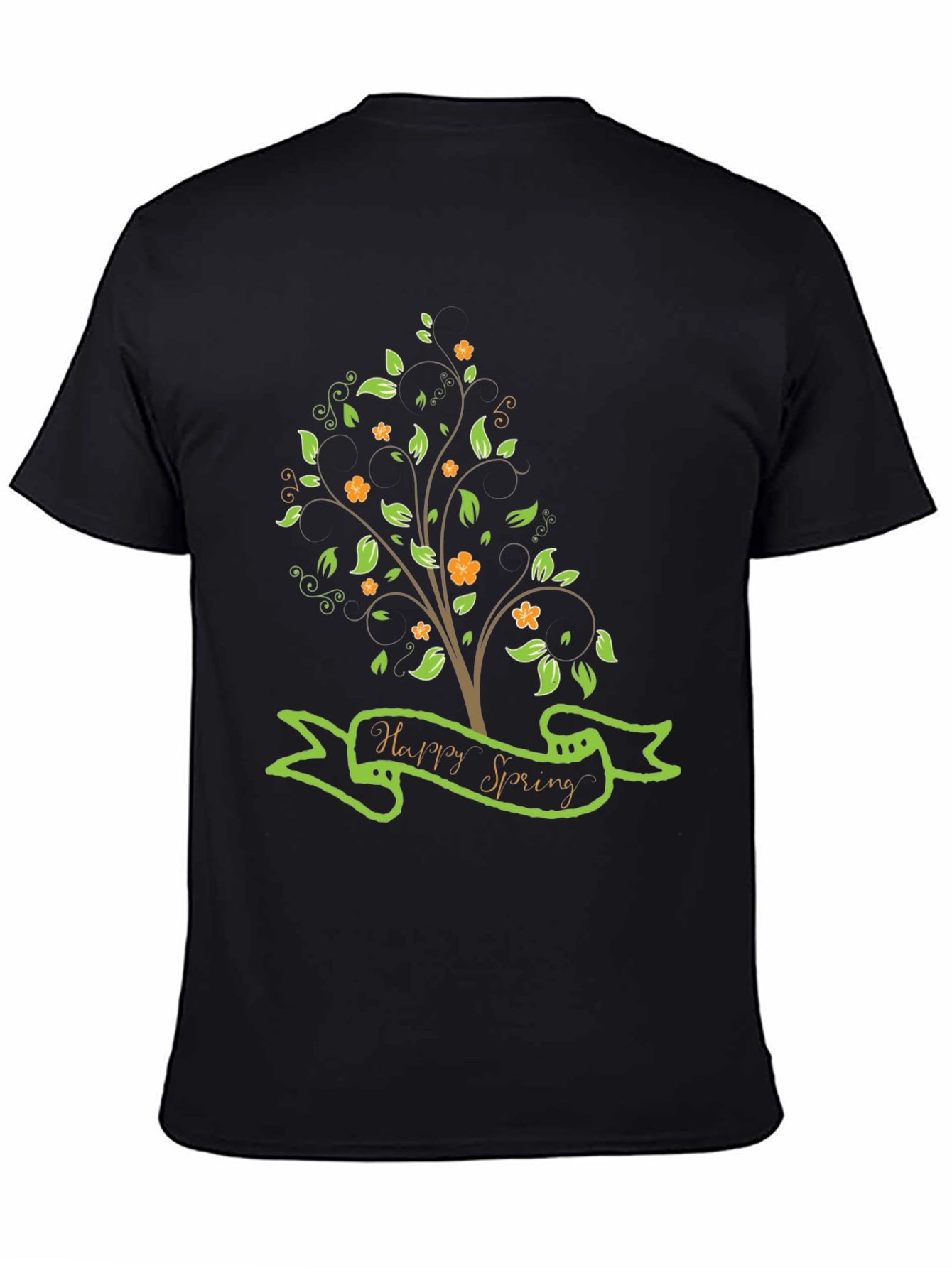 Happy Spring Graphic Tee - Nature Inspired Shirt