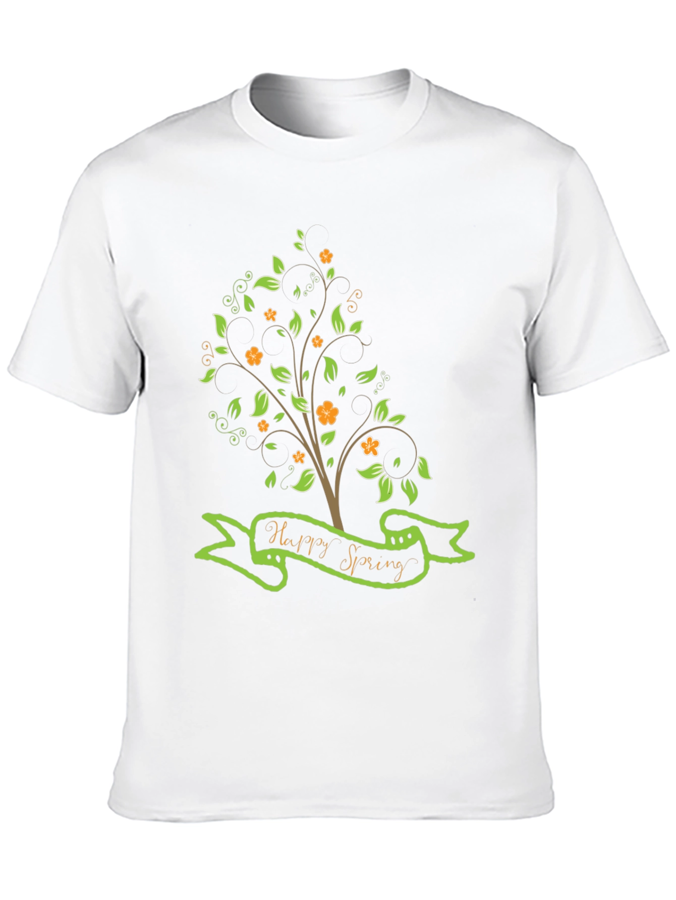 Happy Spring Graphic Tee - Nature Inspired Shirt