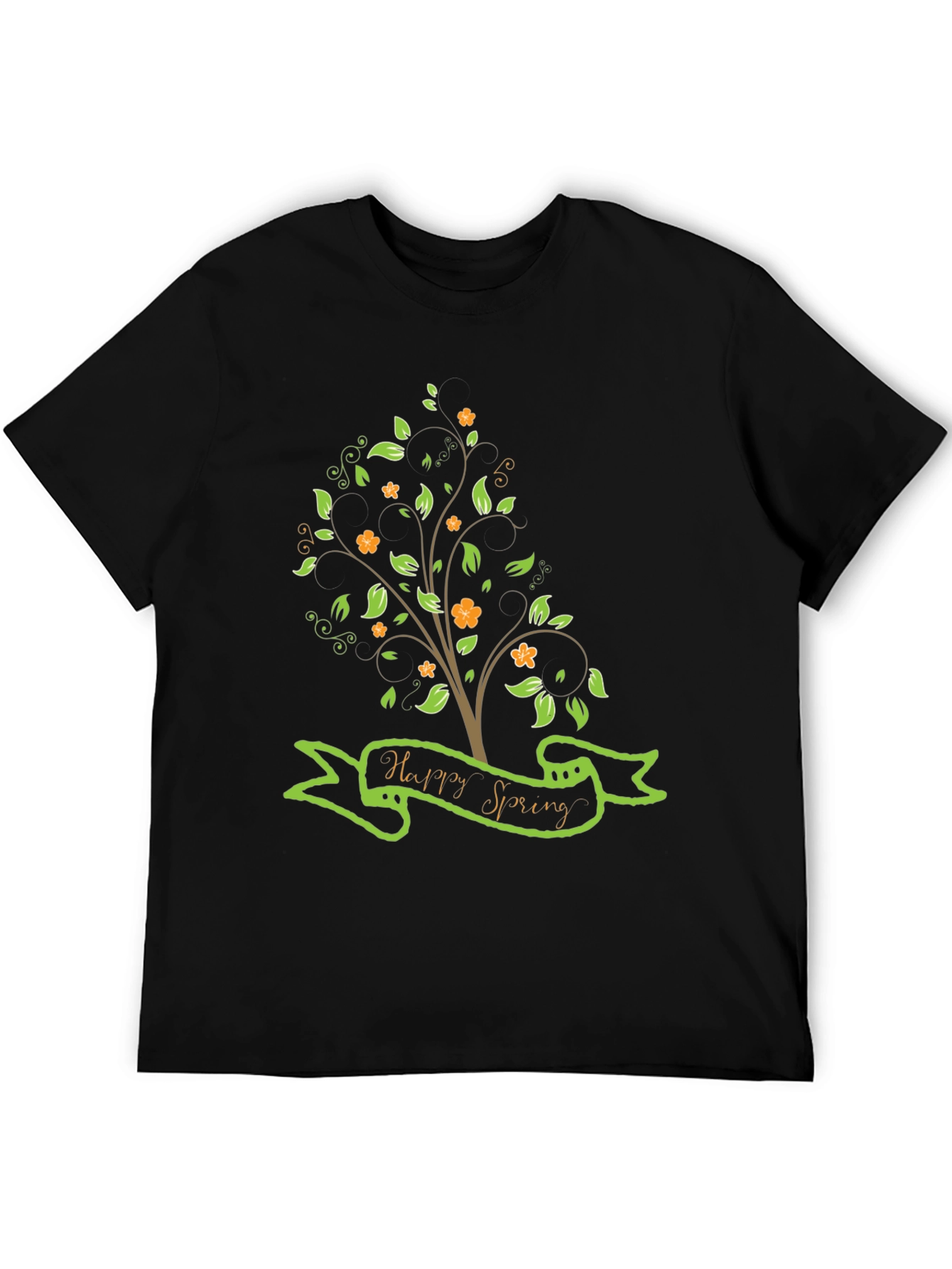 Happy Spring Graphic Tee - Nature Inspired Shirt