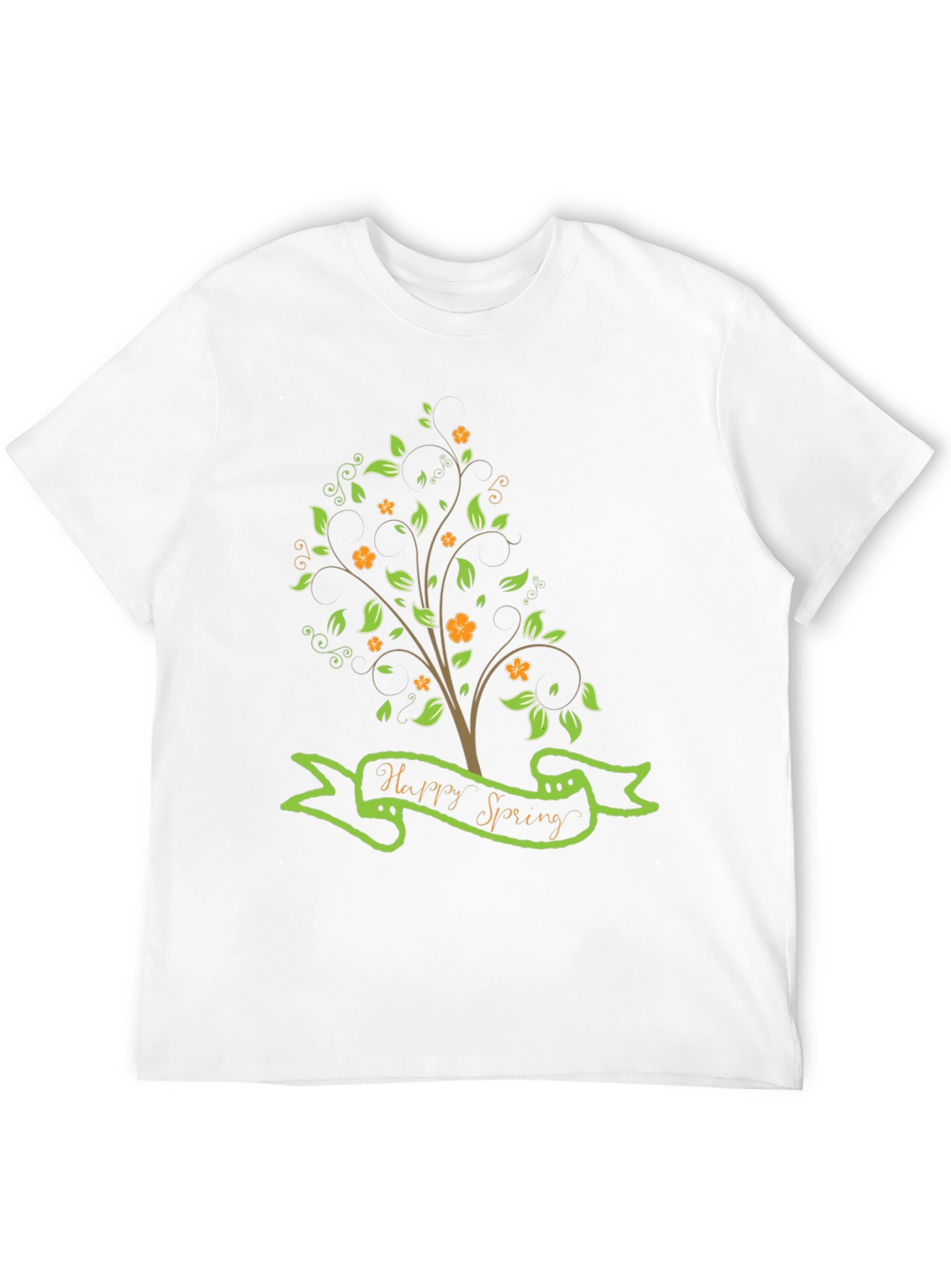 Happy Spring Graphic Tee - Nature Inspired Shirt
