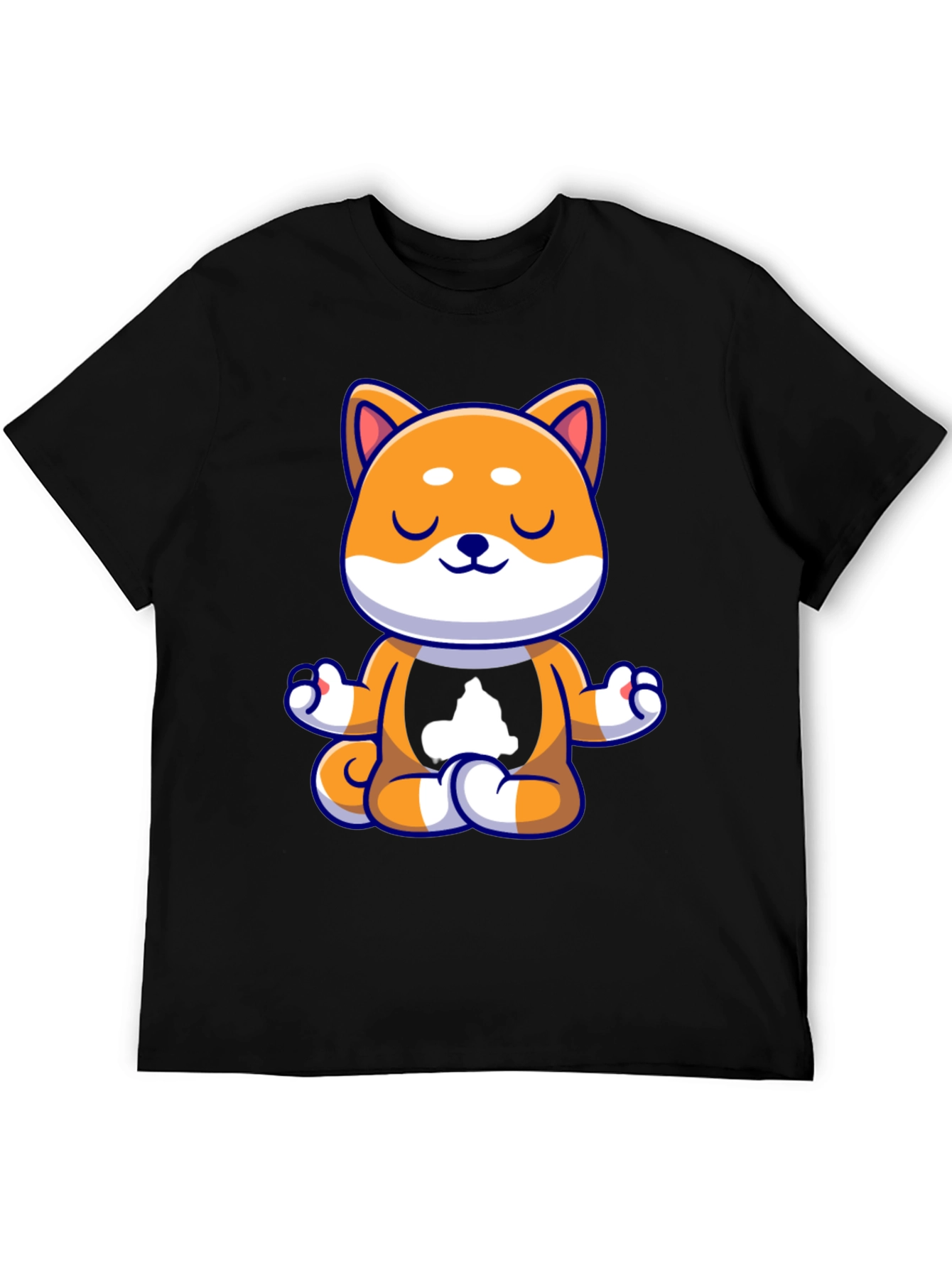 Meditating Doge T-Shirt - Relaxed Zen Vibes