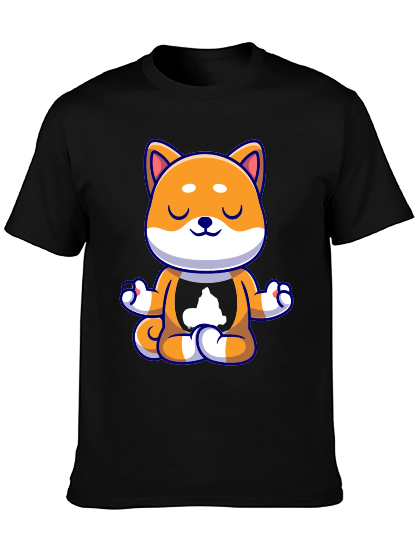 Meditating Doge T-Shirt - Relaxed Zen Vibes