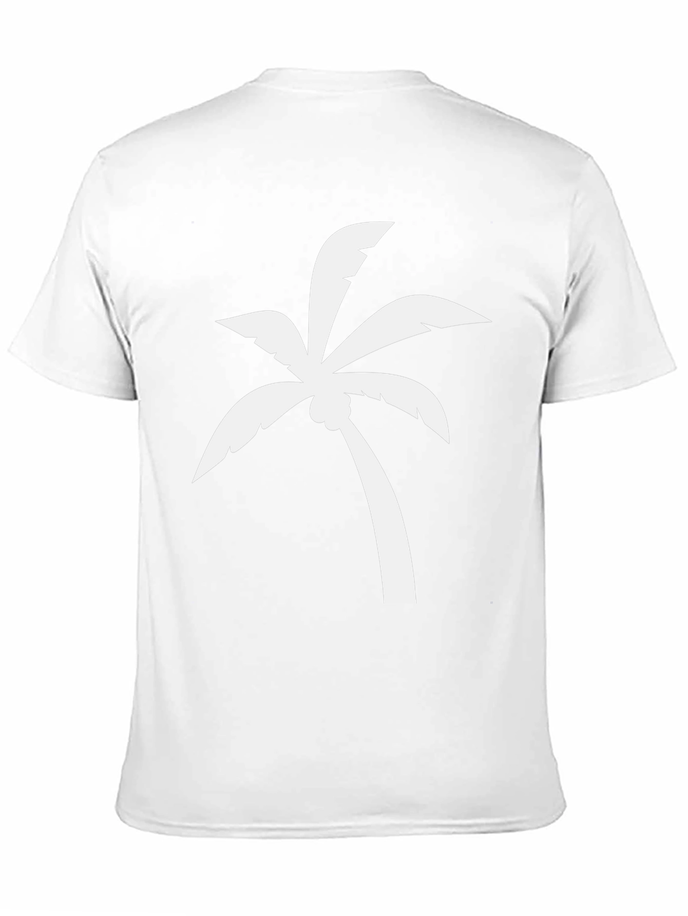 Palm Tree Graphic T-Shirt - Black