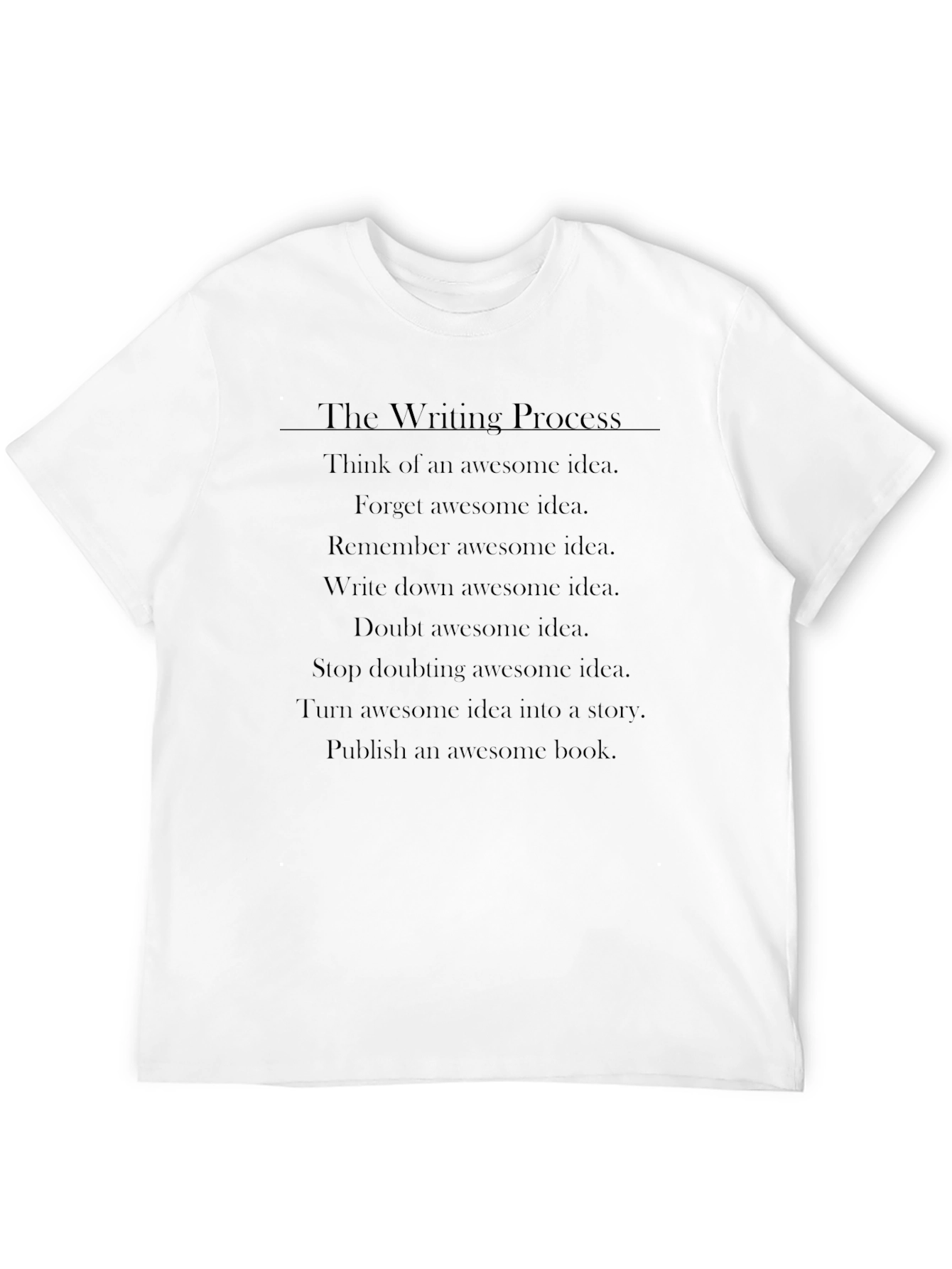 The Writing Process Graphic Tee