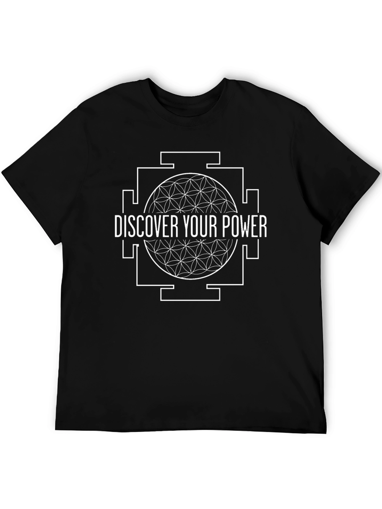 Discover Your Power Graphic Tee - Black