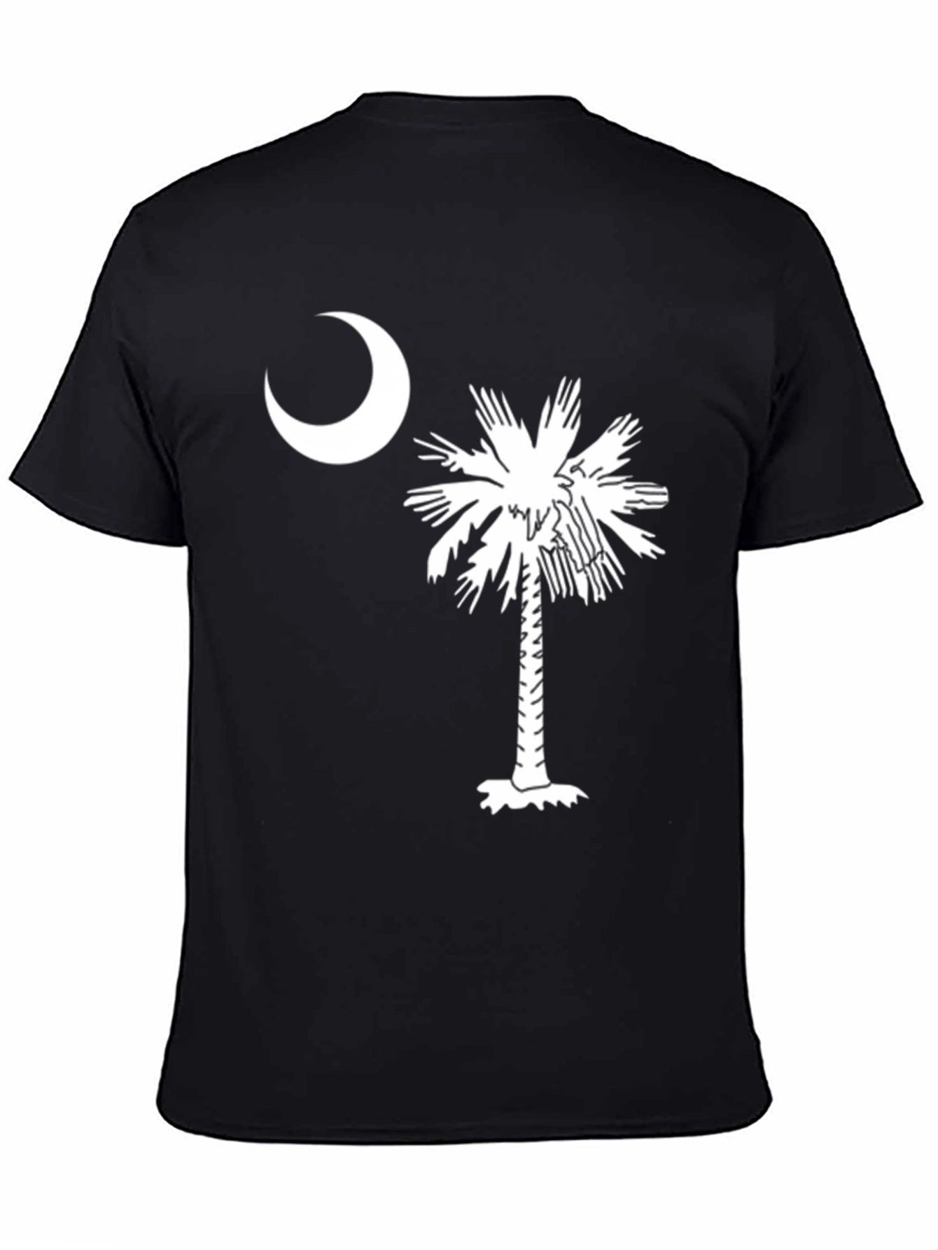 South Carolina Flag T-Shirt Palm Tree Crescent Moon