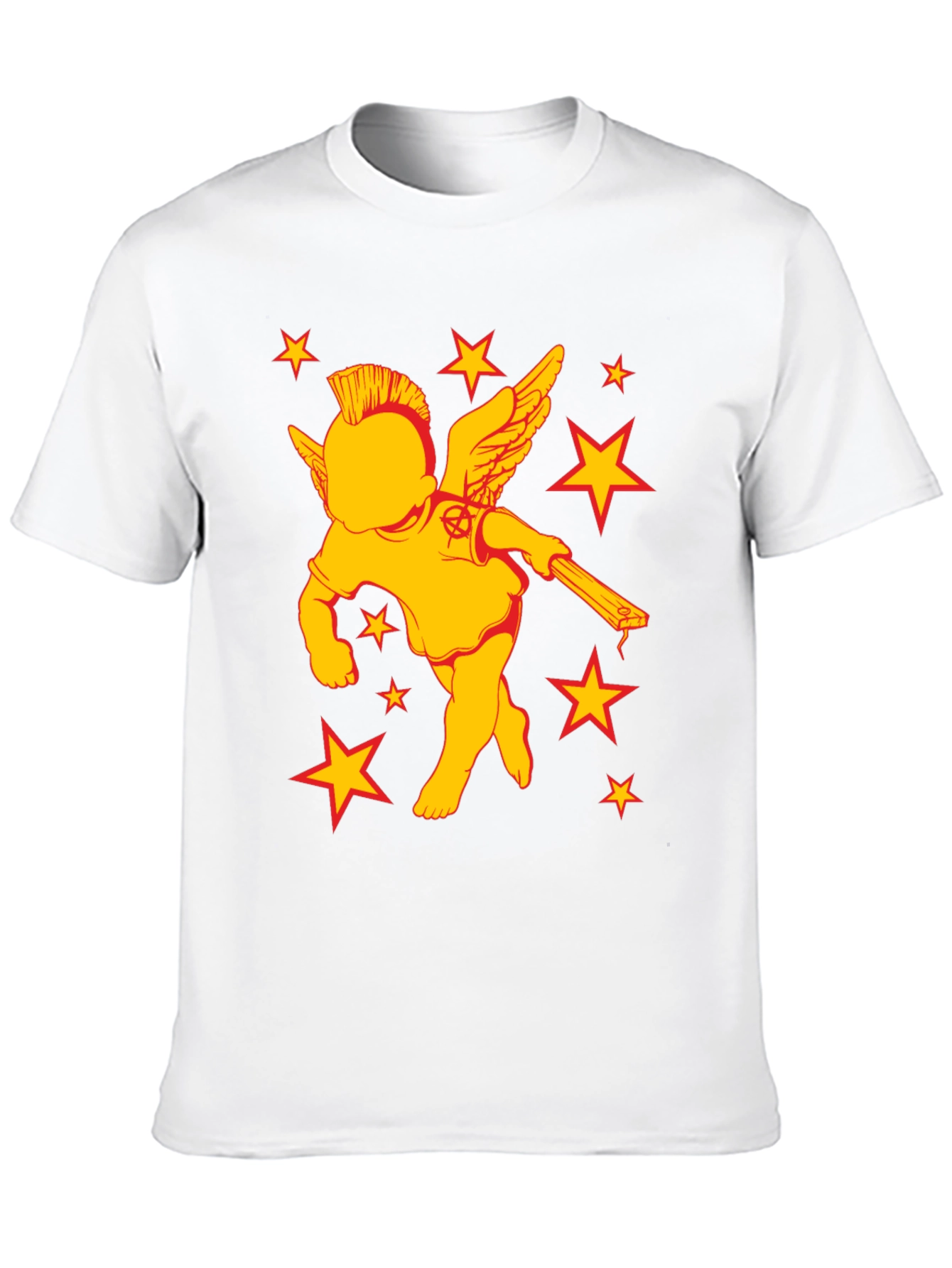 Punk Rock Angel T-Shirt - Edgy Graphic Tee