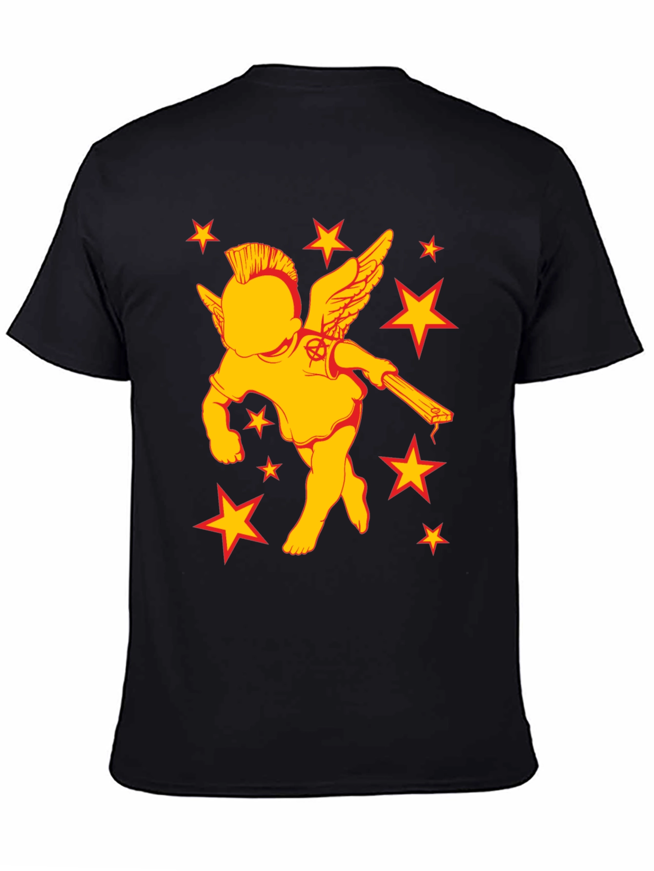 Punk Rock Angel T-Shirt - Edgy Graphic Tee